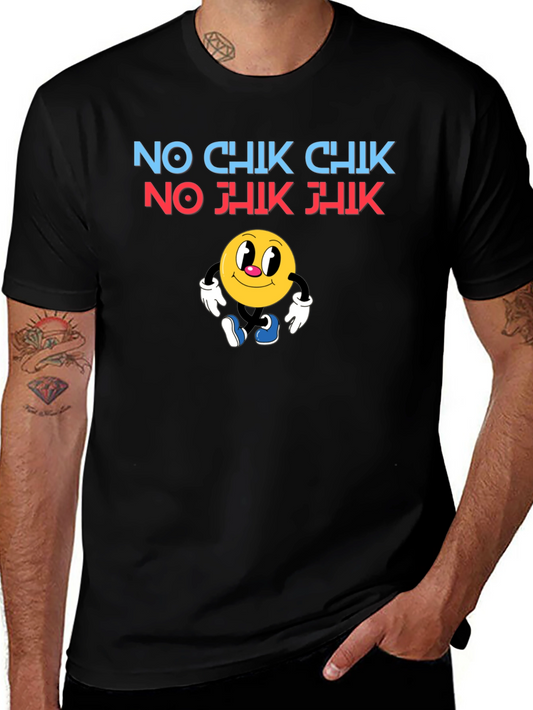 No Chik Chik T-Shirt - Classic Cartoon Style