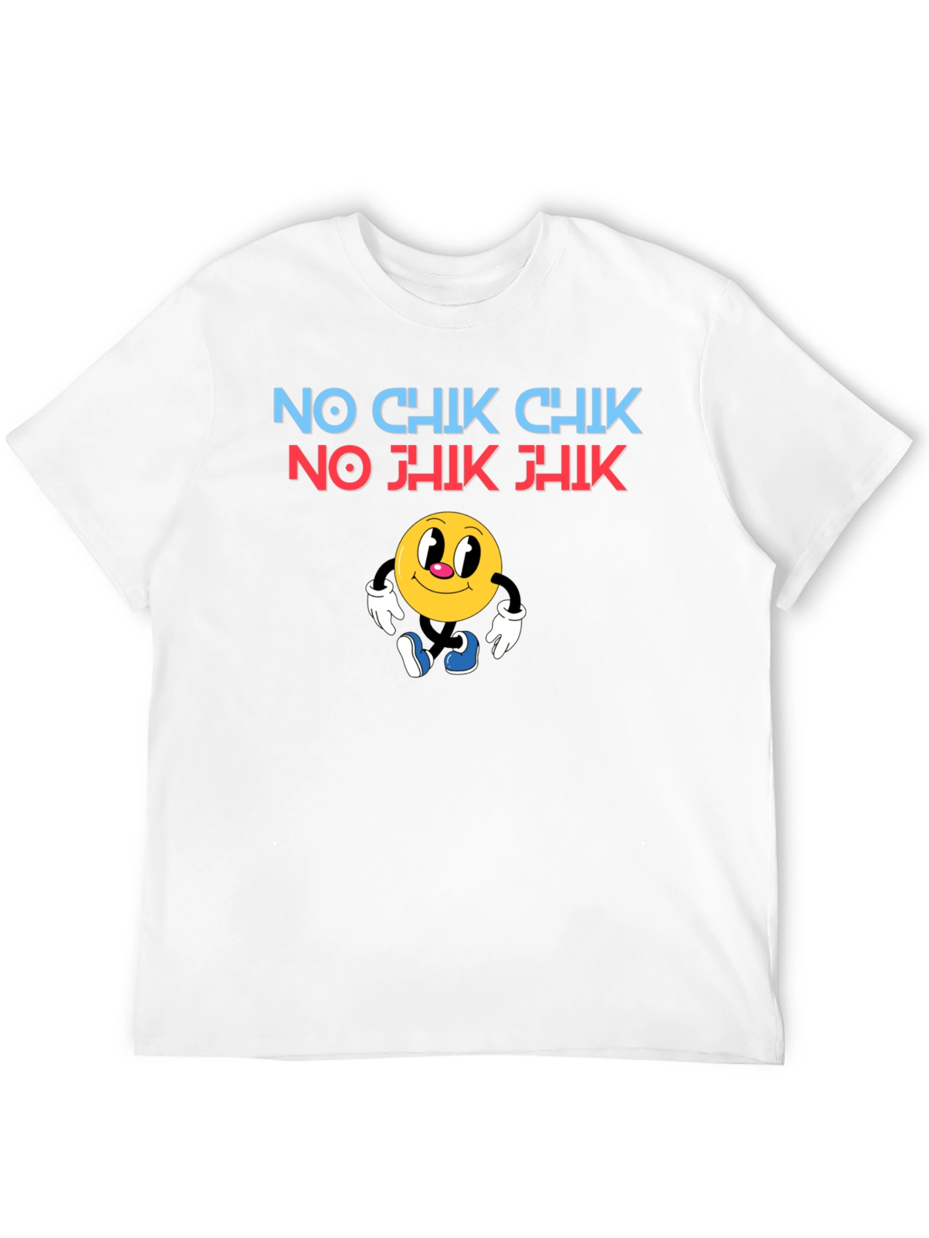 No Chik Chik T-Shirt - Classic Cartoon Style