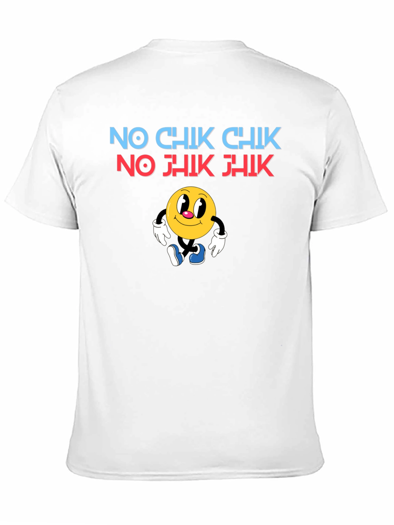 No Chik Chik T-Shirt - Classic Cartoon Style