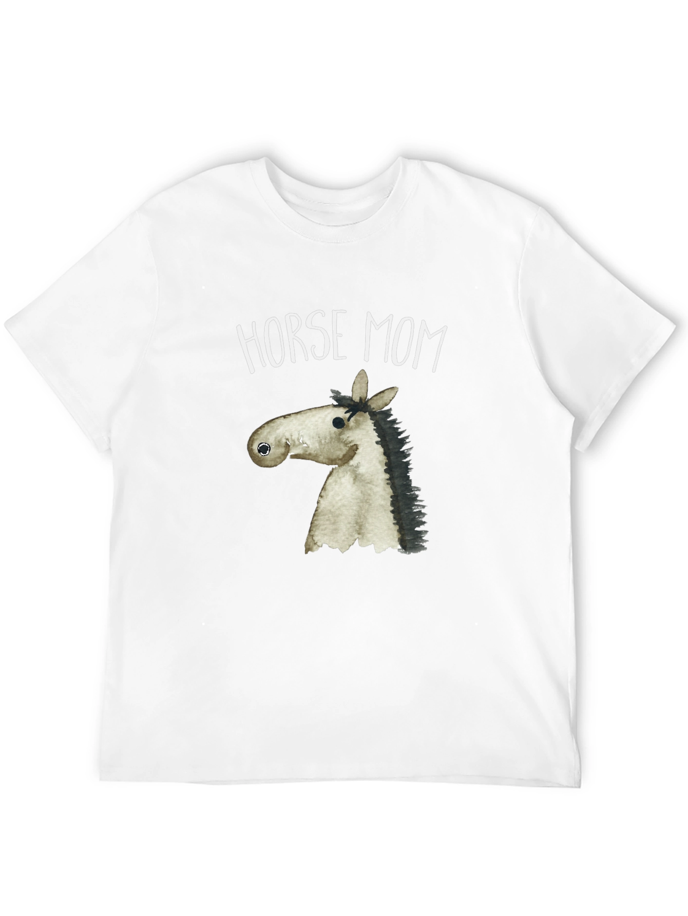 Horse Mom Graphic Tee - Unisex Black T-Shirt