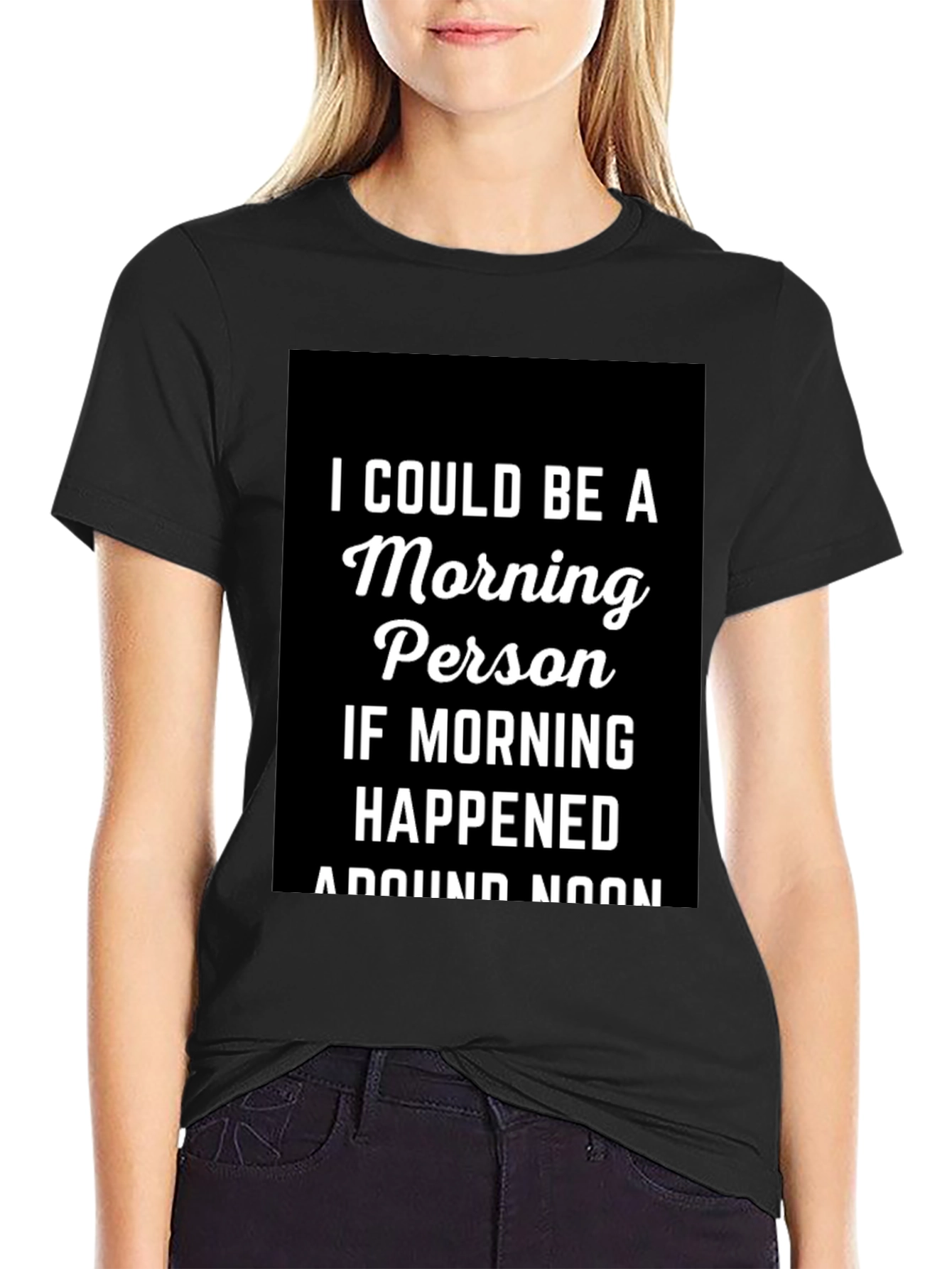 Morning Person T-Shirt - Funny Slogan Tee