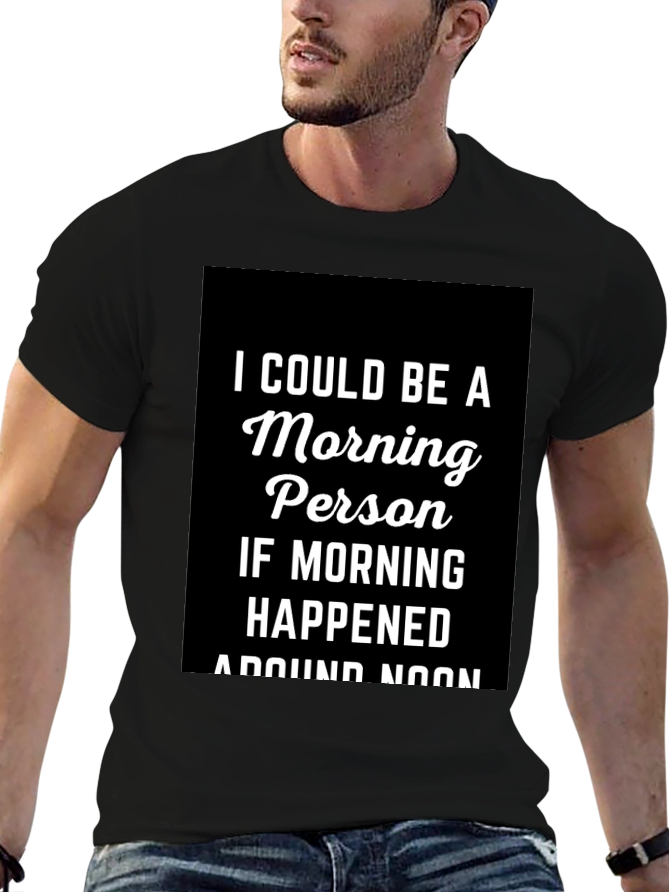 Morning Person T-Shirt - Funny Slogan Tee