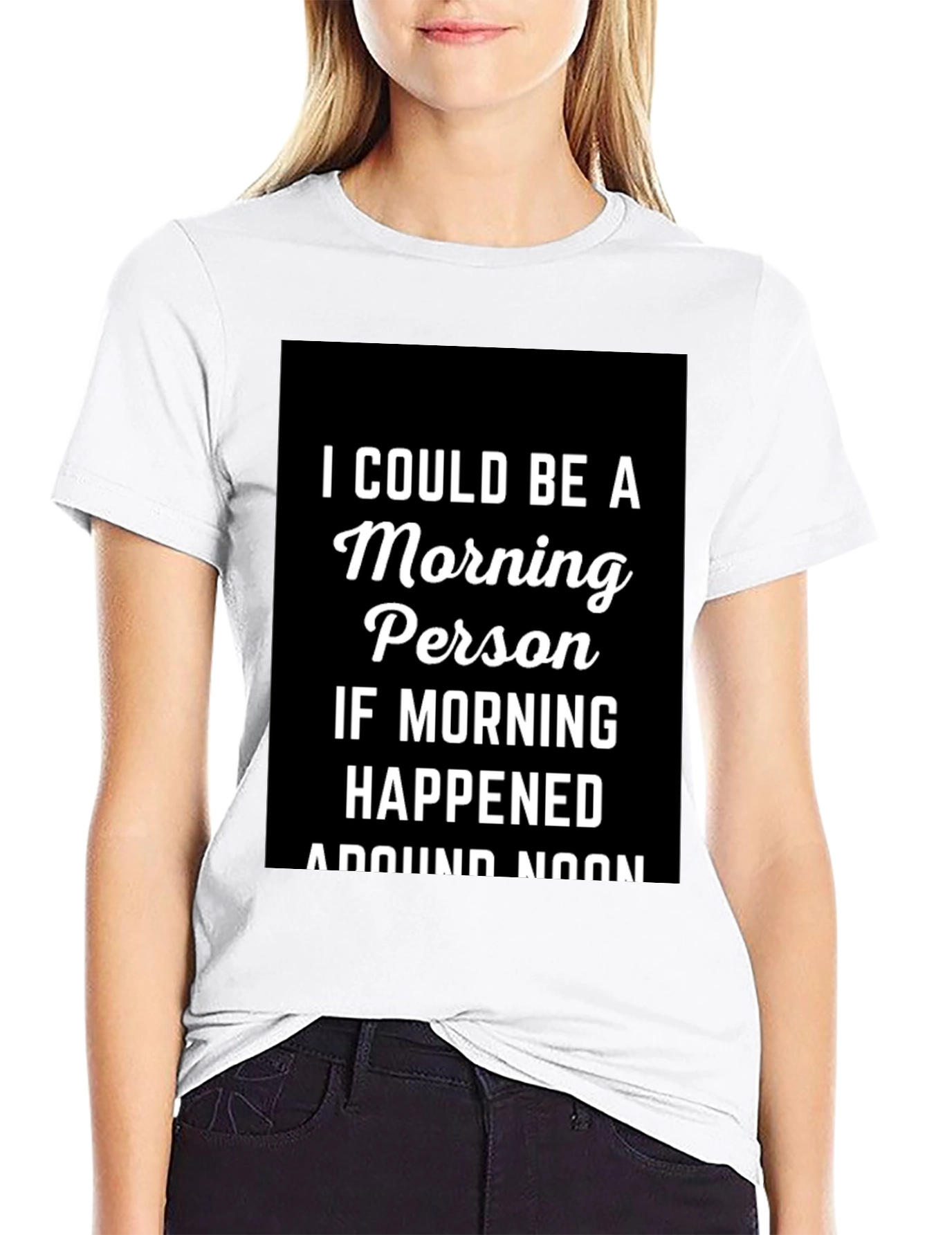 Morning Person T-Shirt - Funny Slogan Tee