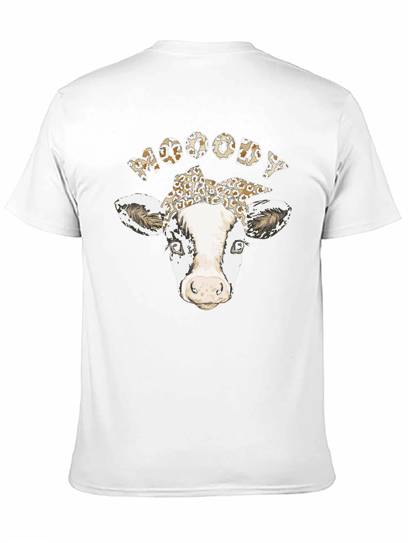 Moody Cow Graphic T-Shirt - Unisex Cotton Tee