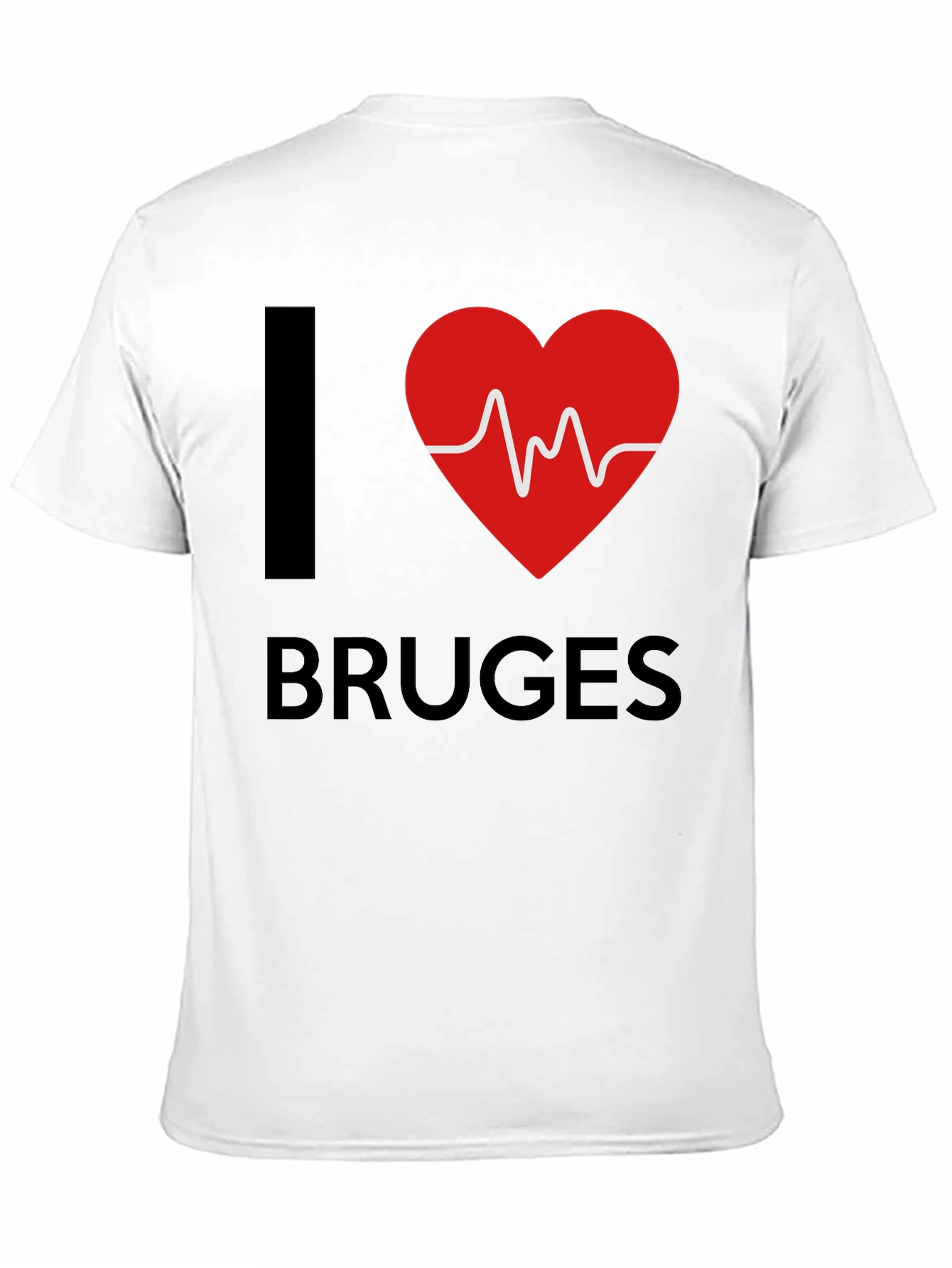 I Love Bruges Heartbeat T-Shirt