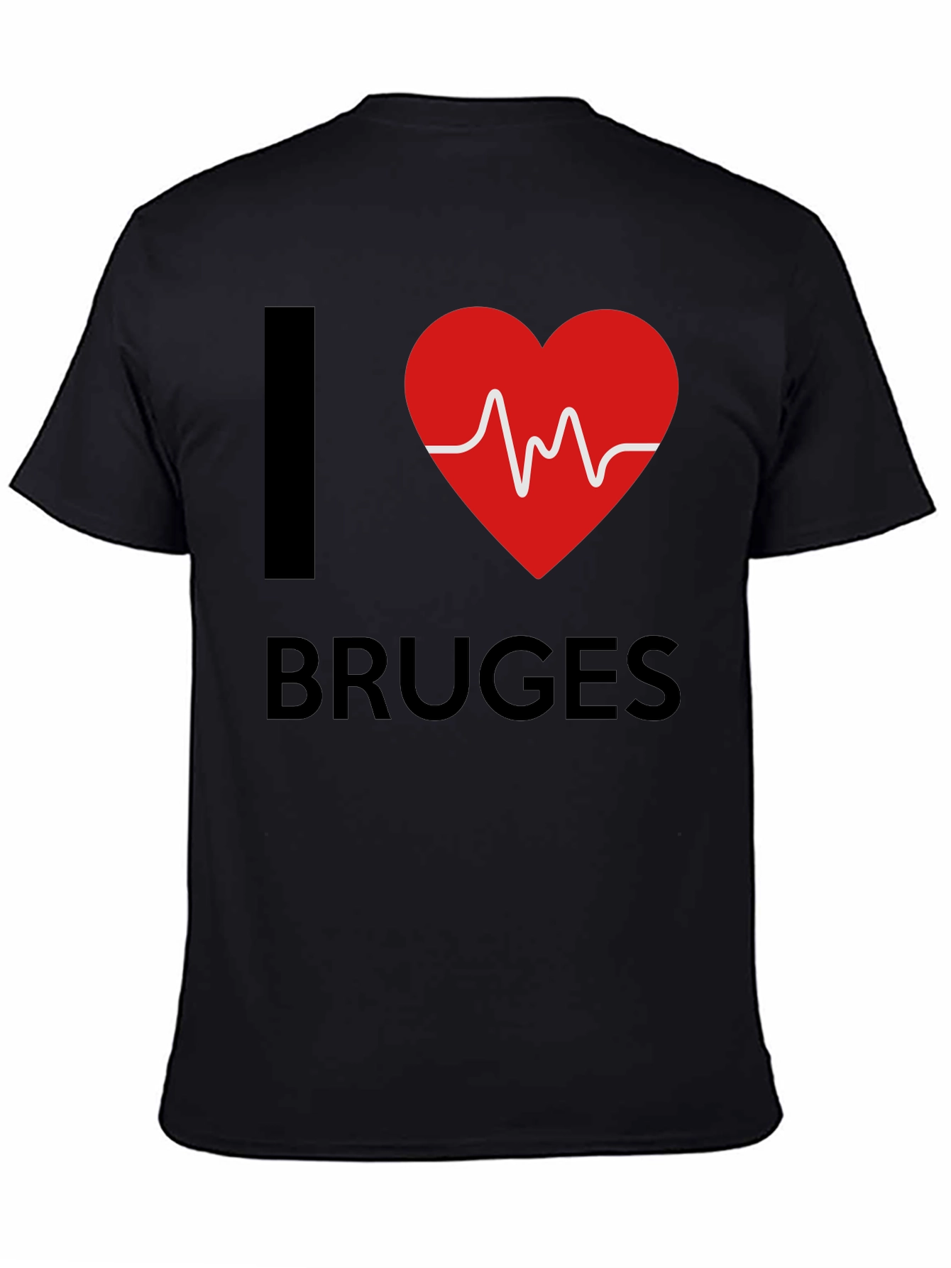 I Love Bruges Heartbeat T-Shirt