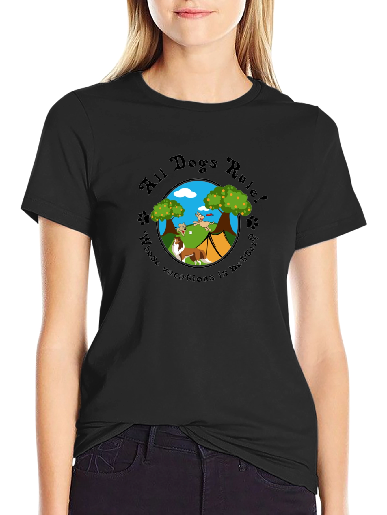 All Dogs Rule! Vacation T-Shirt