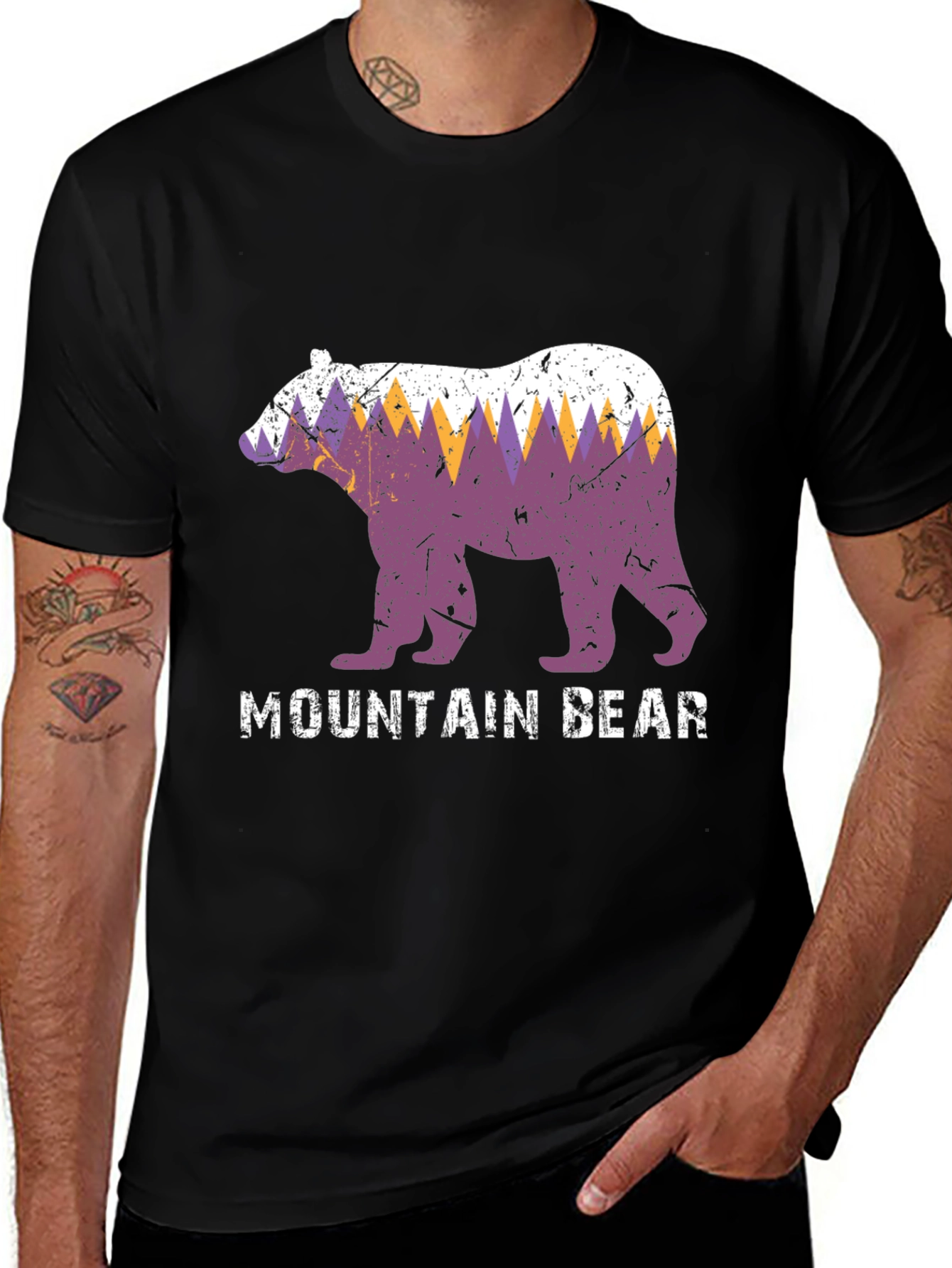 Mountain Bear Graphic Tee - Adventure Ready