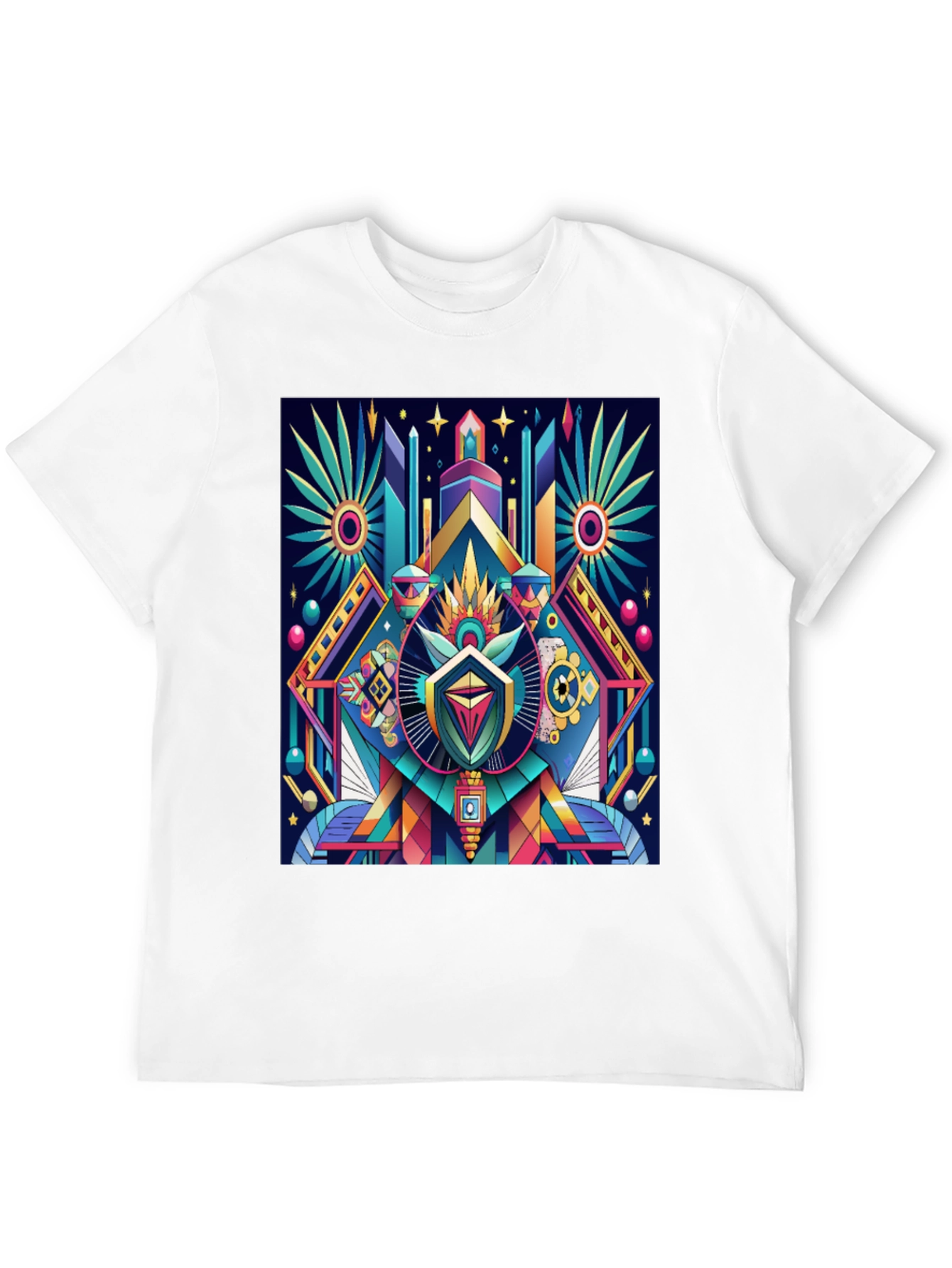 Geometric Art T-Shirt - Modern Graphic Tee