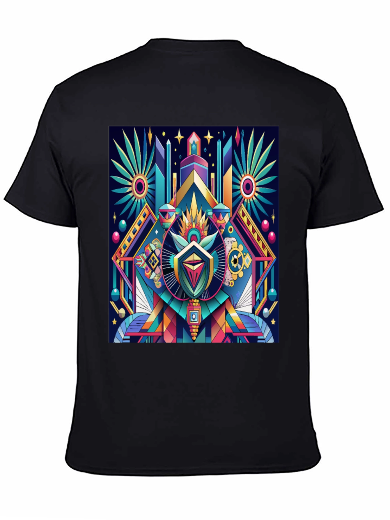 Geometric Art T-Shirt - Modern Graphic Tee