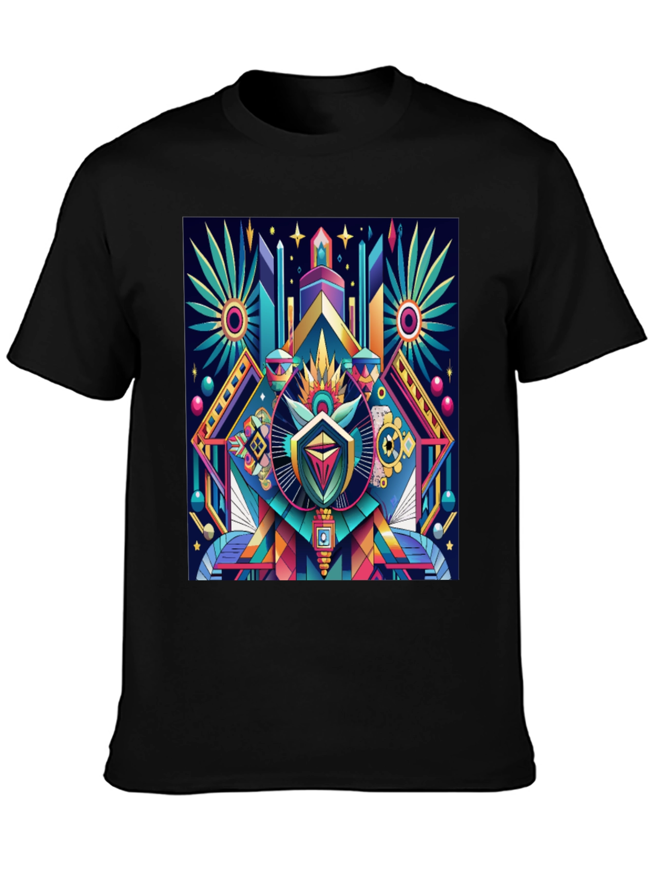 Geometric Art T-Shirt - Modern Graphic Tee