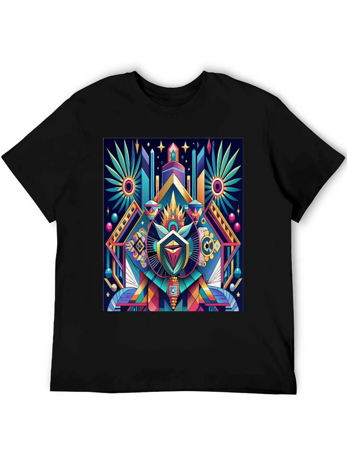 Geometric Art T-Shirt - Modern Graphic Tee
