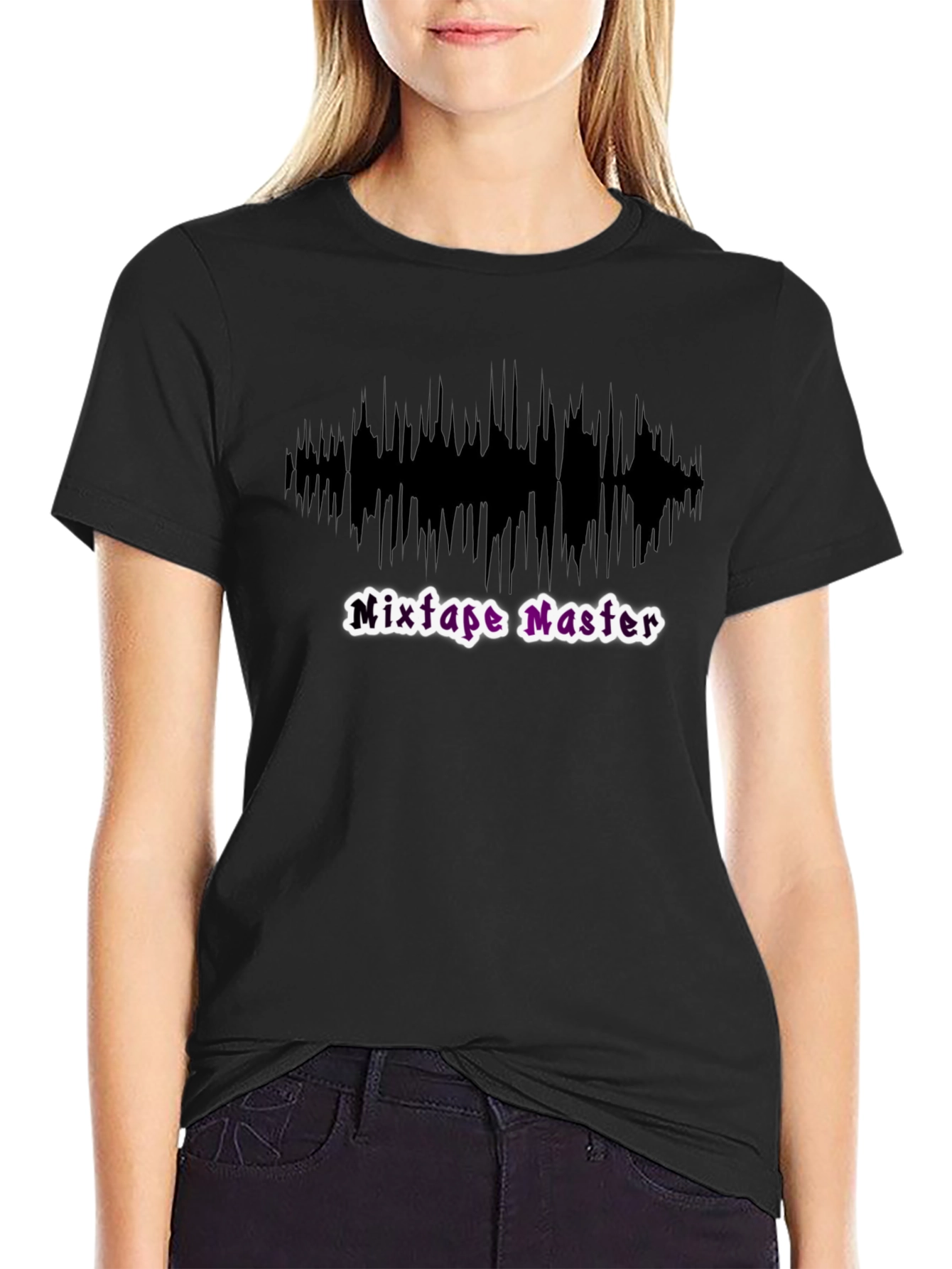 Mixtape Master Black Graphic Tee - Music Lover Gift