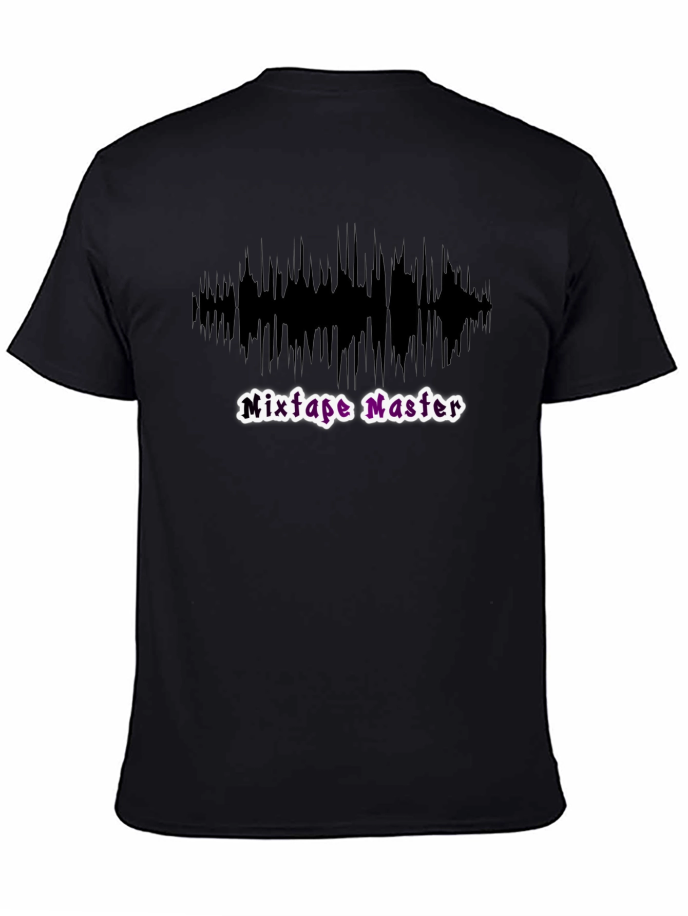 Mixtape Master Black Graphic Tee - Music Lover Gift