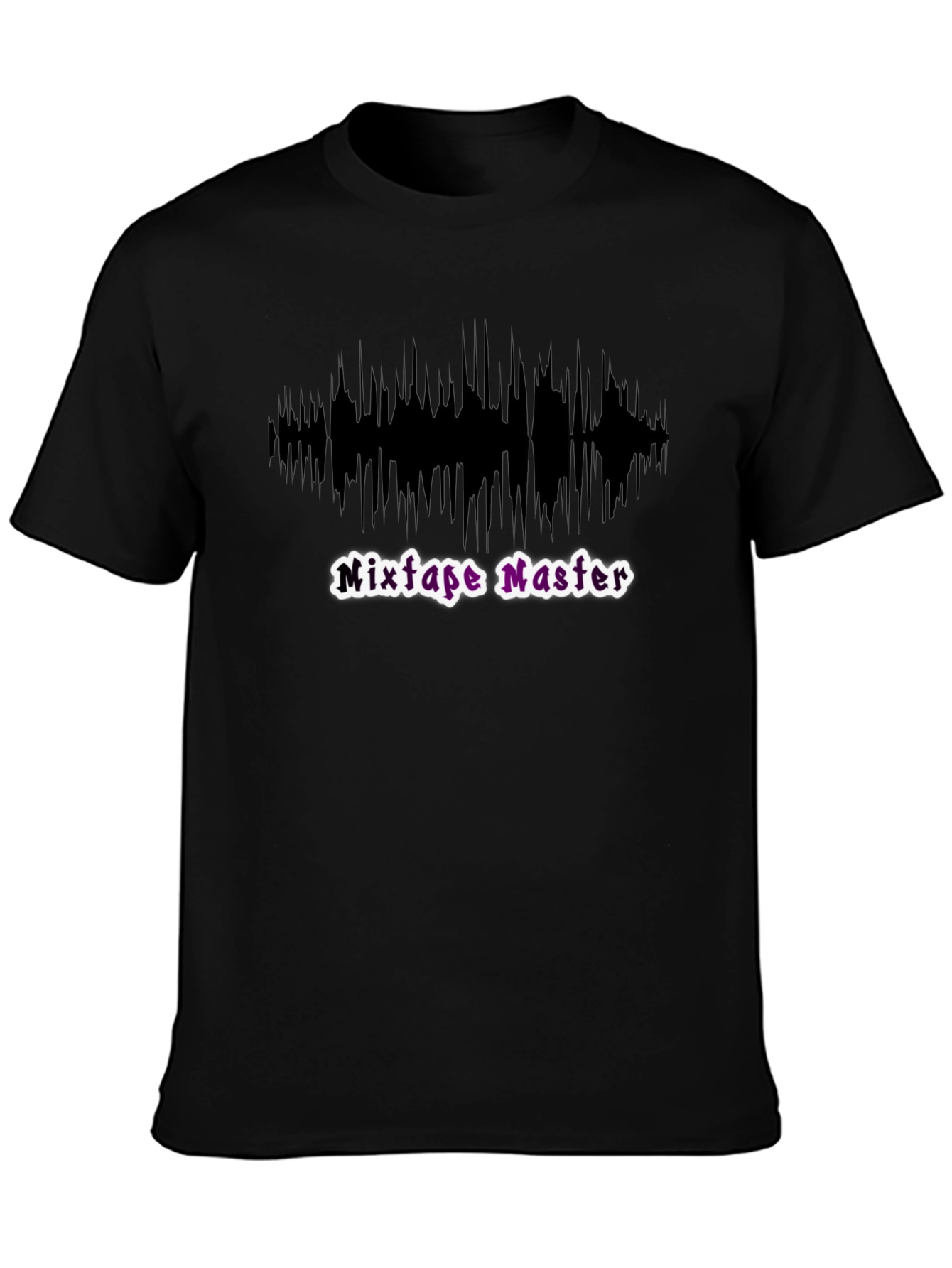 Mixtape Master Black Graphic Tee - Music Lover Gift