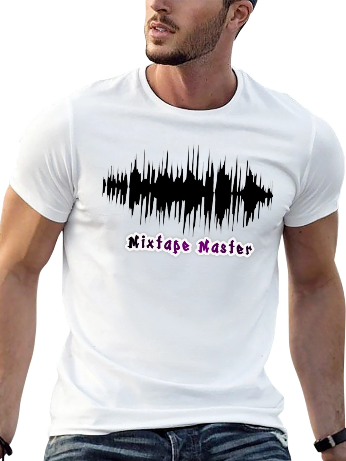 Mixtape Master Black Graphic Tee - Music Lover Gift
