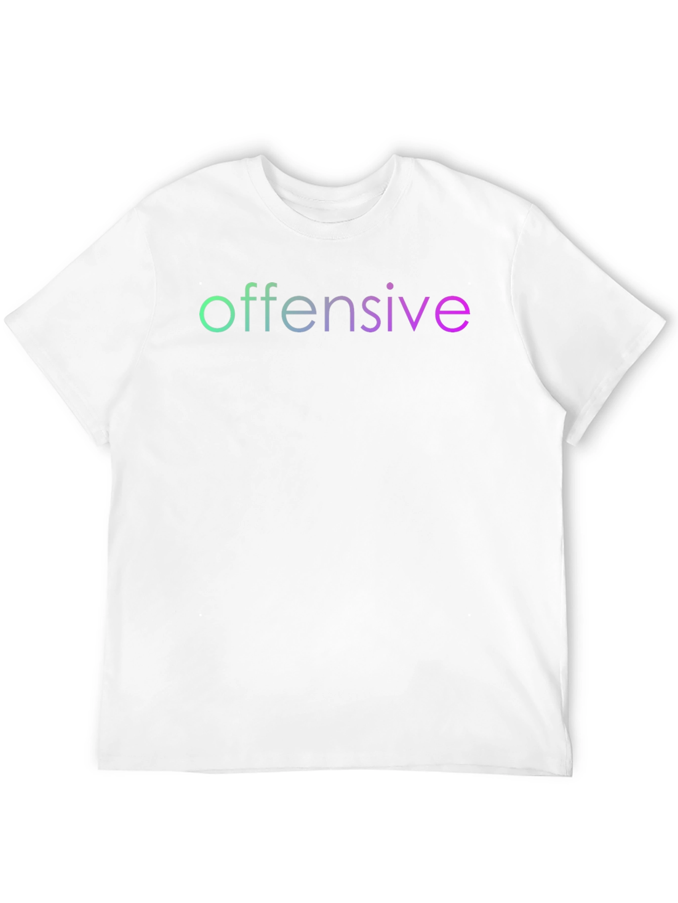 Offensive T-Shirt - Gradient Text Tee