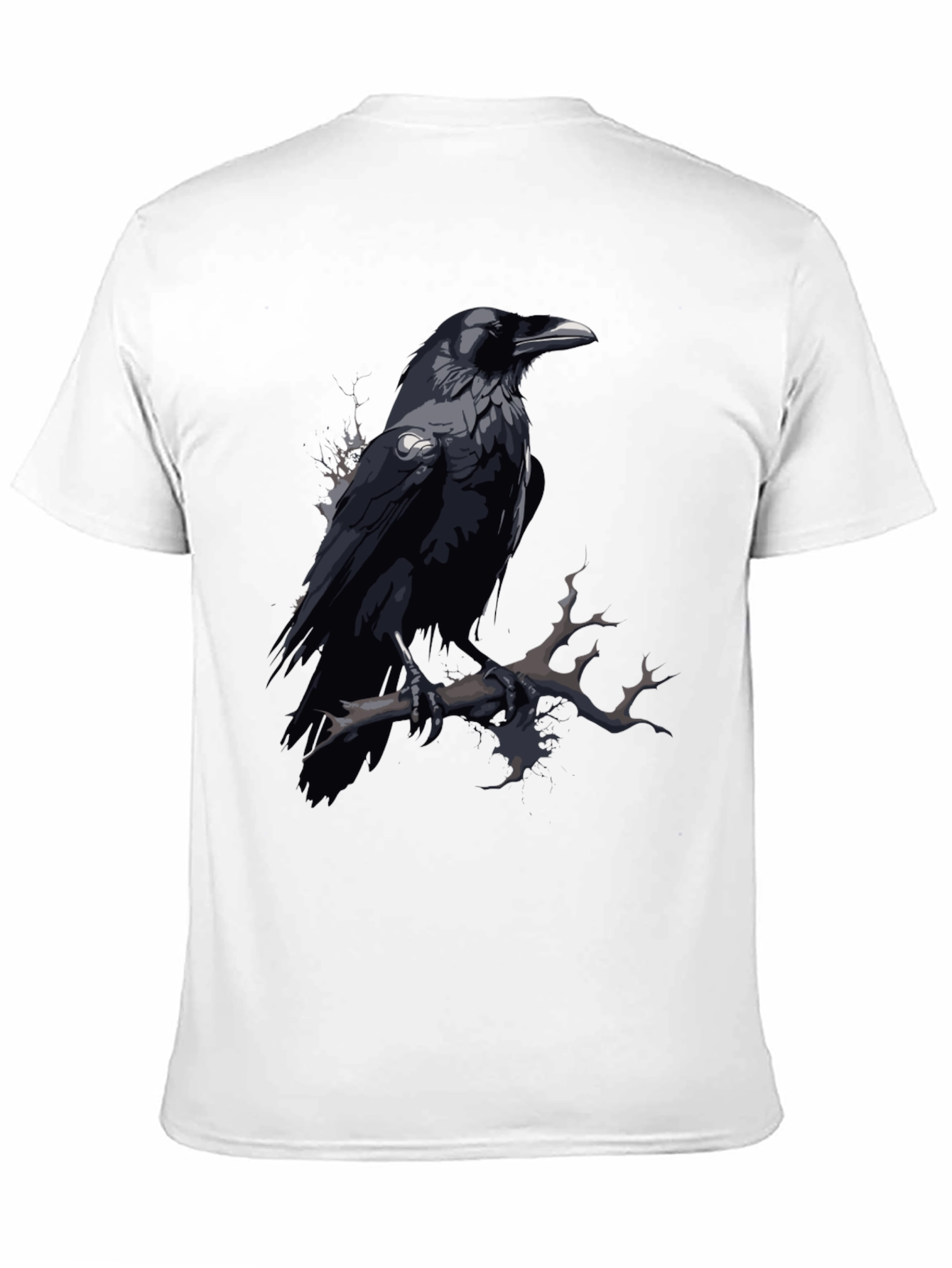 Raven Graphic Tee - Mens Black T-Shirt