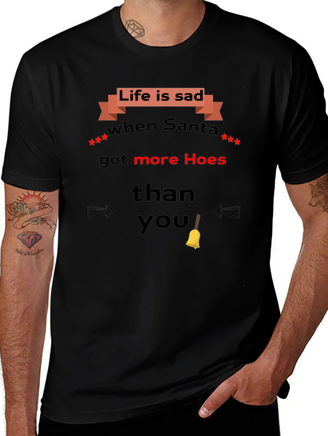 Life is Sad Santa T-Shirt