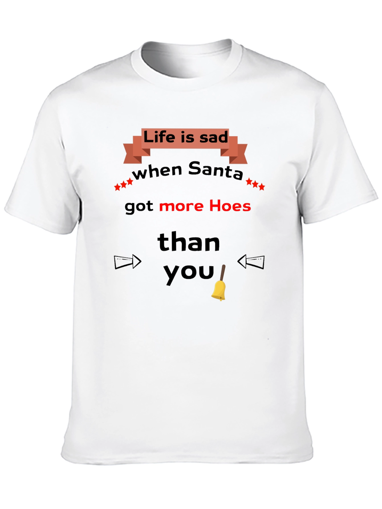 Life is Sad Santa T-Shirt