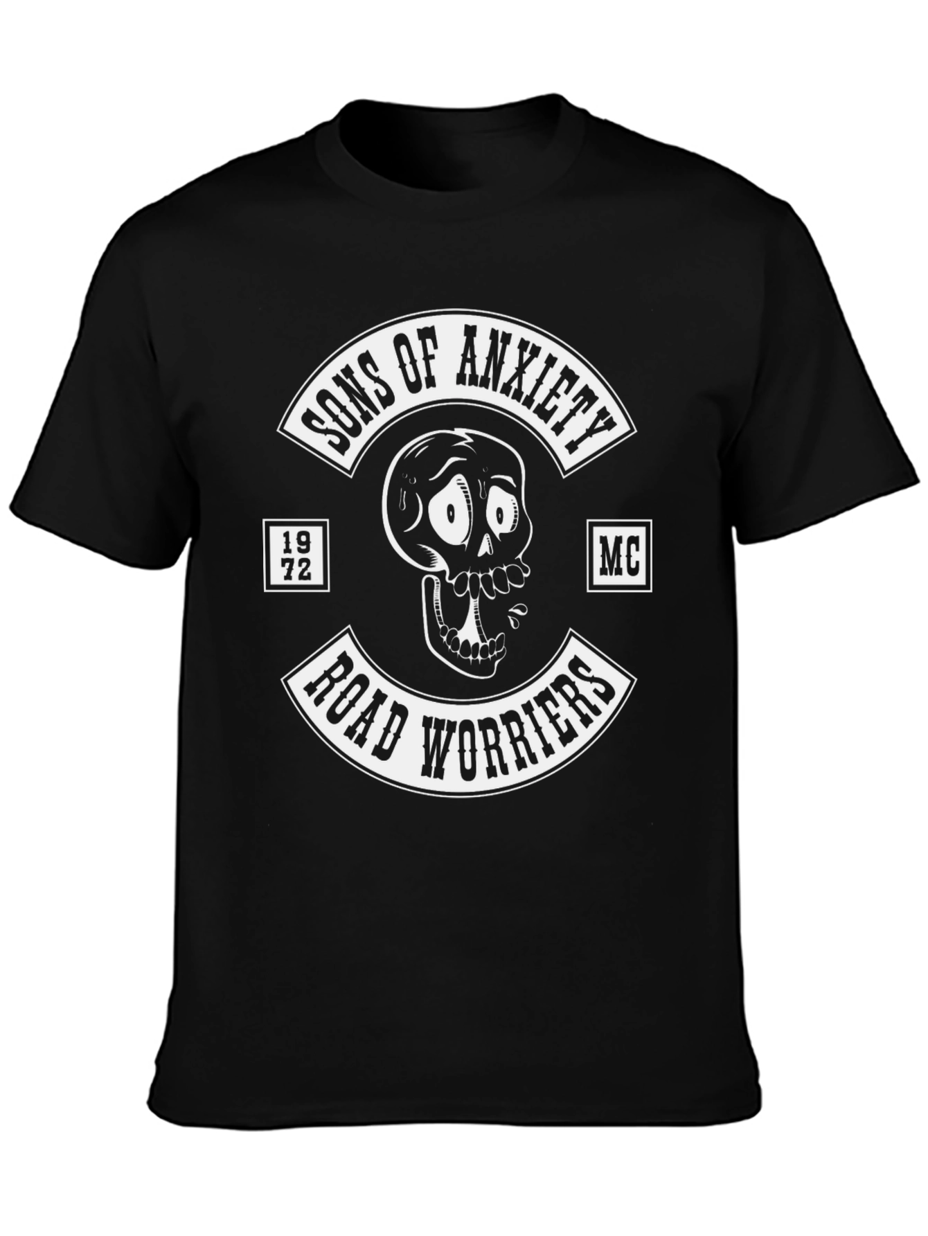 Sons of Anxiety Road Worriers Black T-Shirt