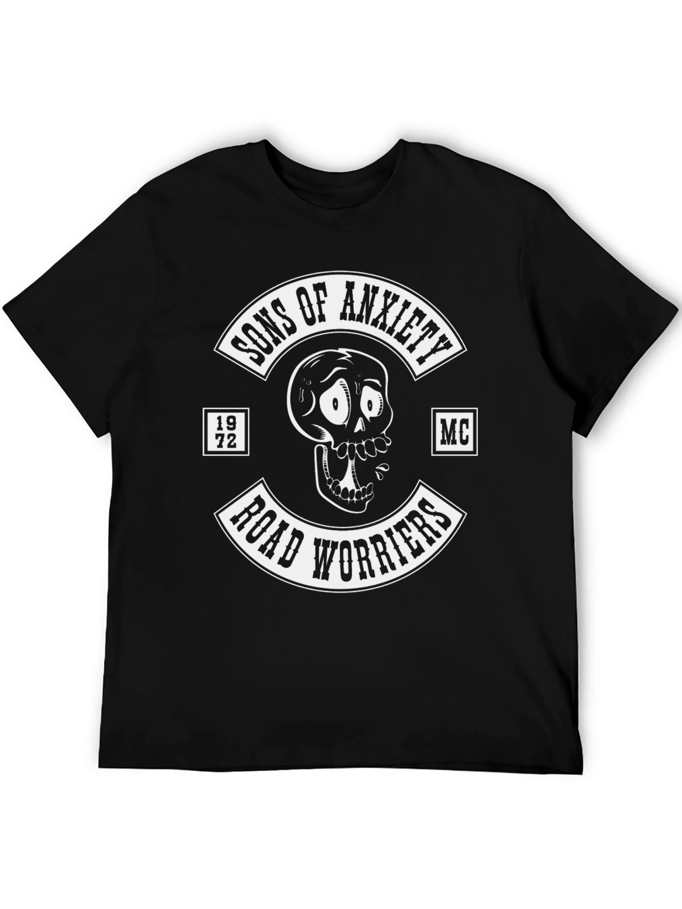 Sons of Anxiety Road Worriers Black T-Shirt