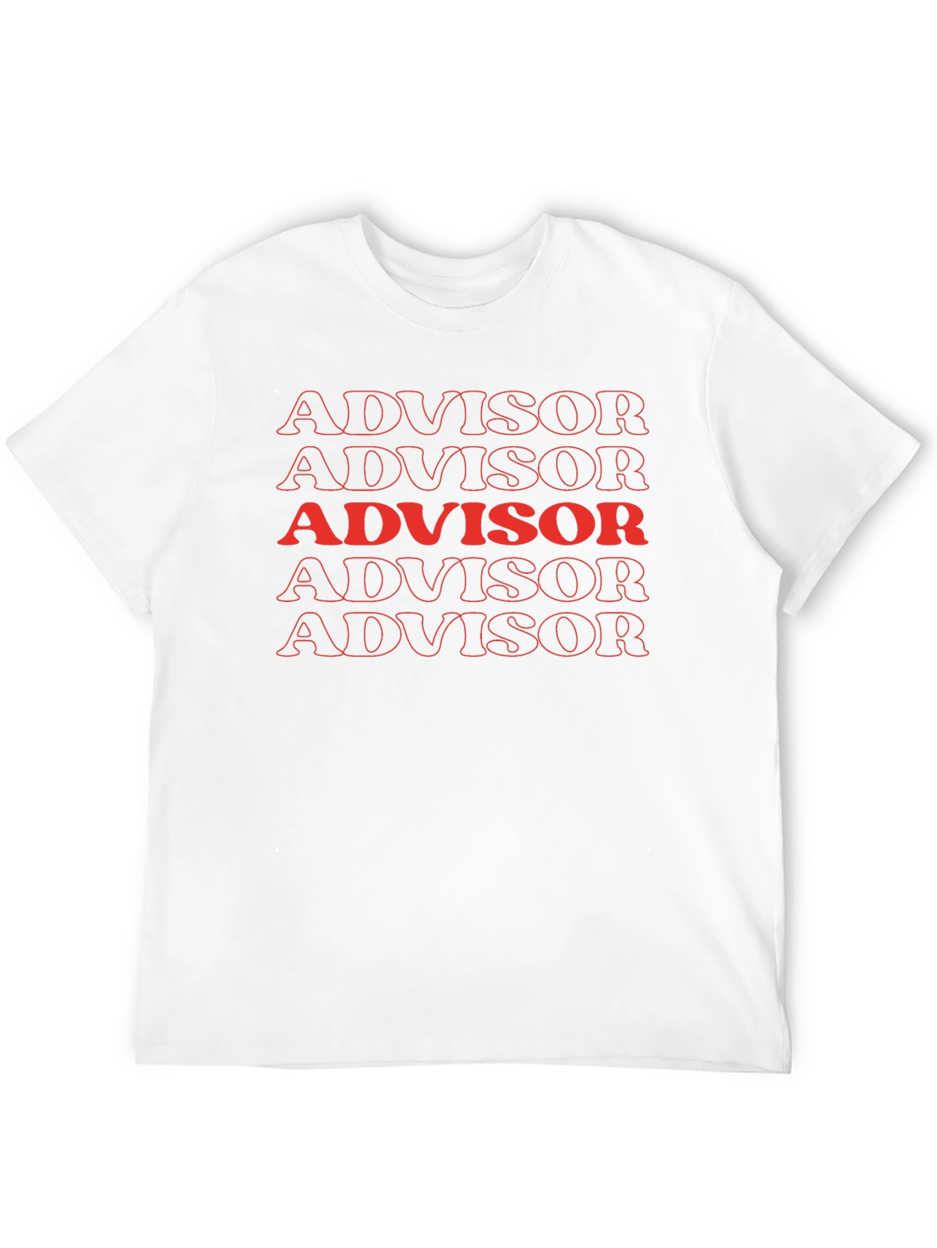 Advisor Graphic Print Black T-Shirt