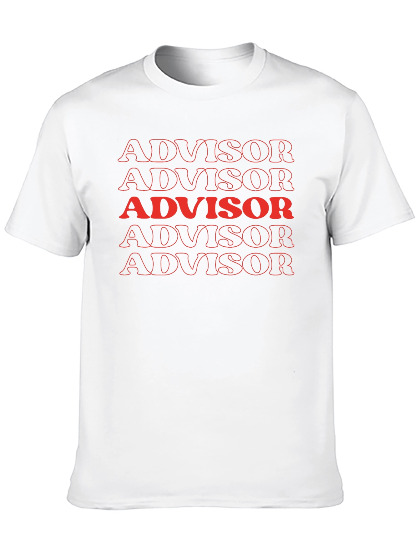 Advisor Graphic Print Black T-Shirt