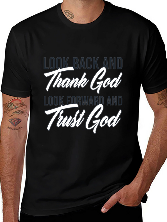 Faith-Based Graphic Tee: Thank & Trust God
