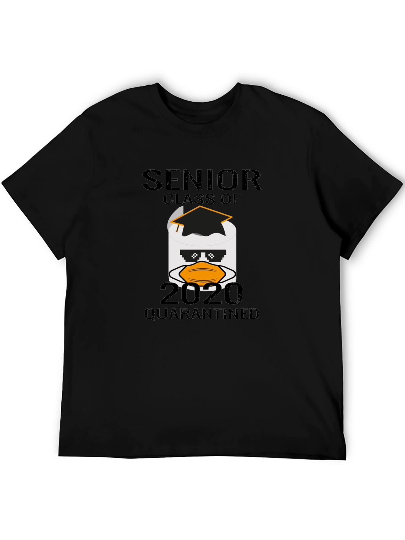 Senior 2020 Quarantined Toilet Paper Graduation T-Shirt