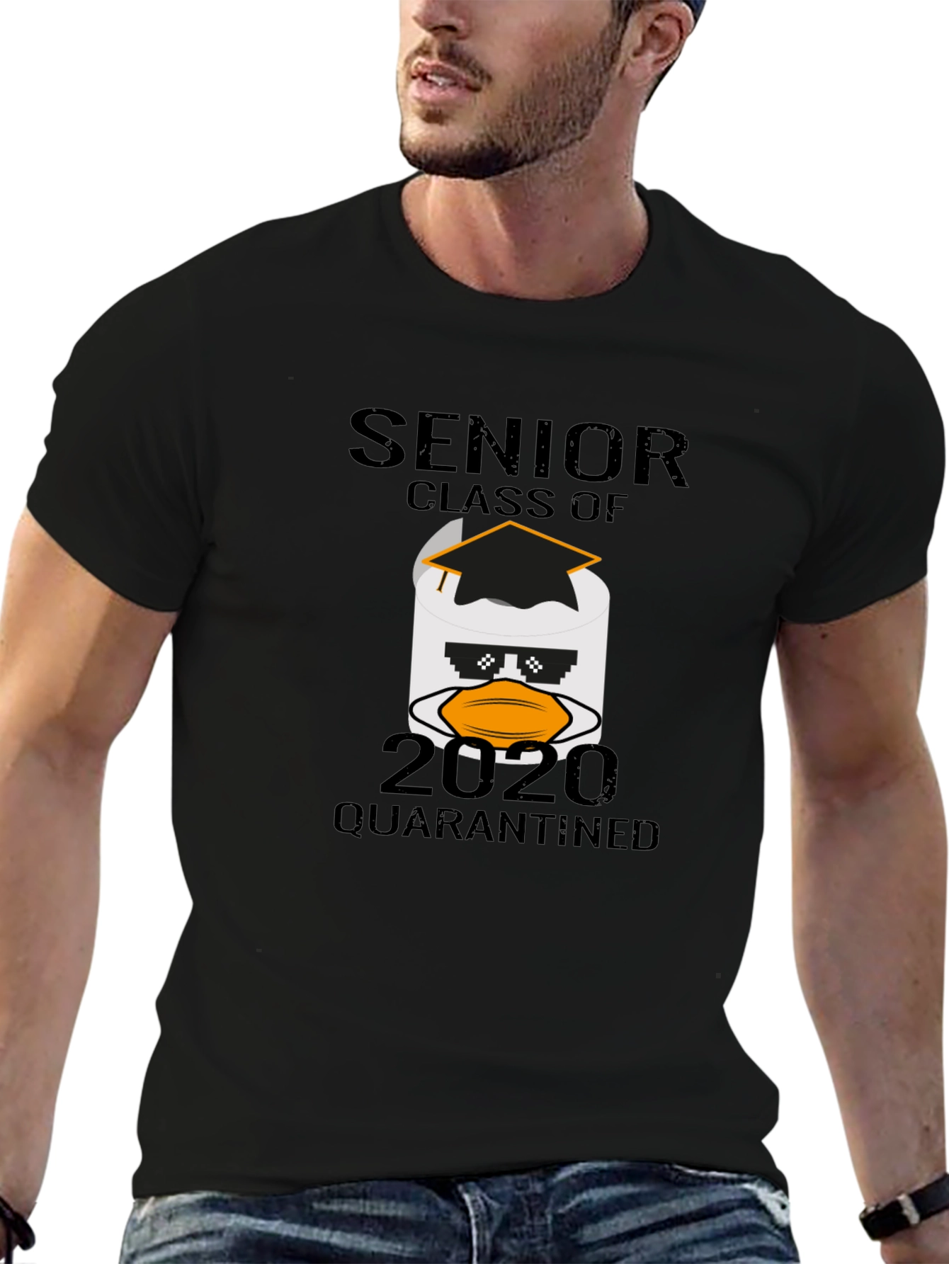Senior 2020 Quarantined Toilet Paper Graduation T-Shirt