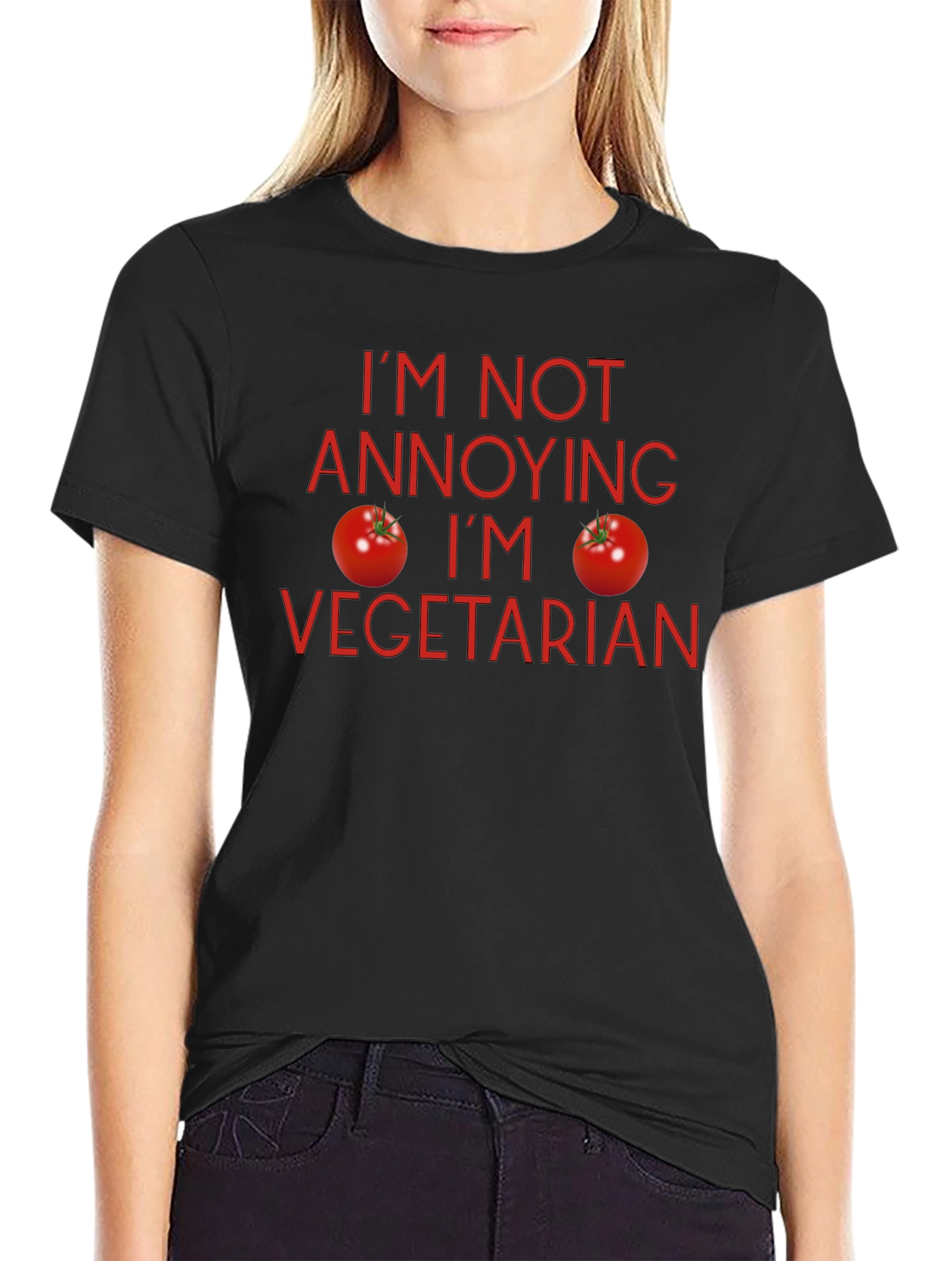 Im Not Annoying Im Vegetarian T-Shirt