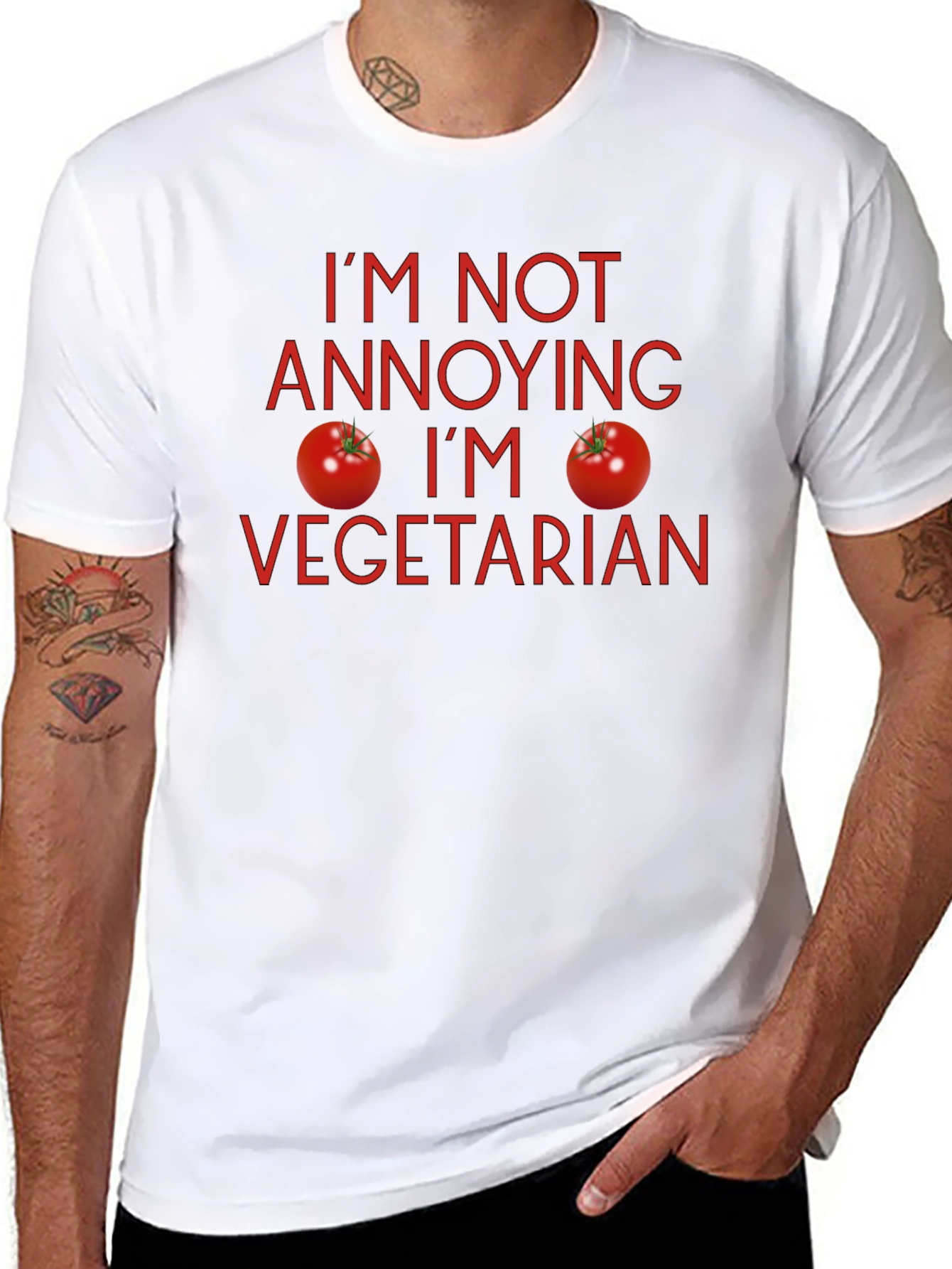 Im Not Annoying Im Vegetarian T-Shirt