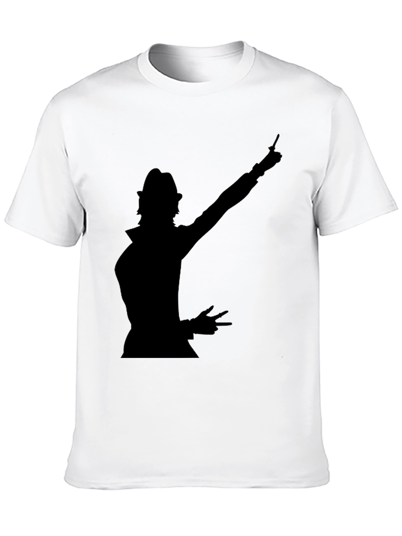 Silhouette Graphic Black T-Shirt