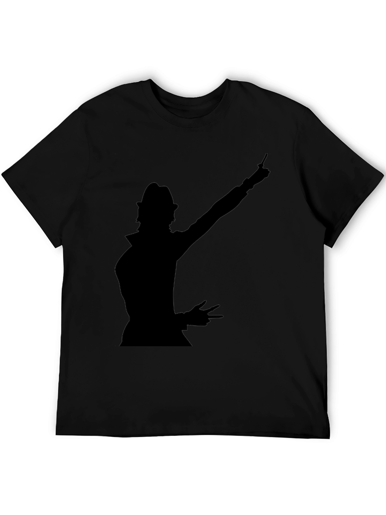 Silhouette Graphic Black T-Shirt