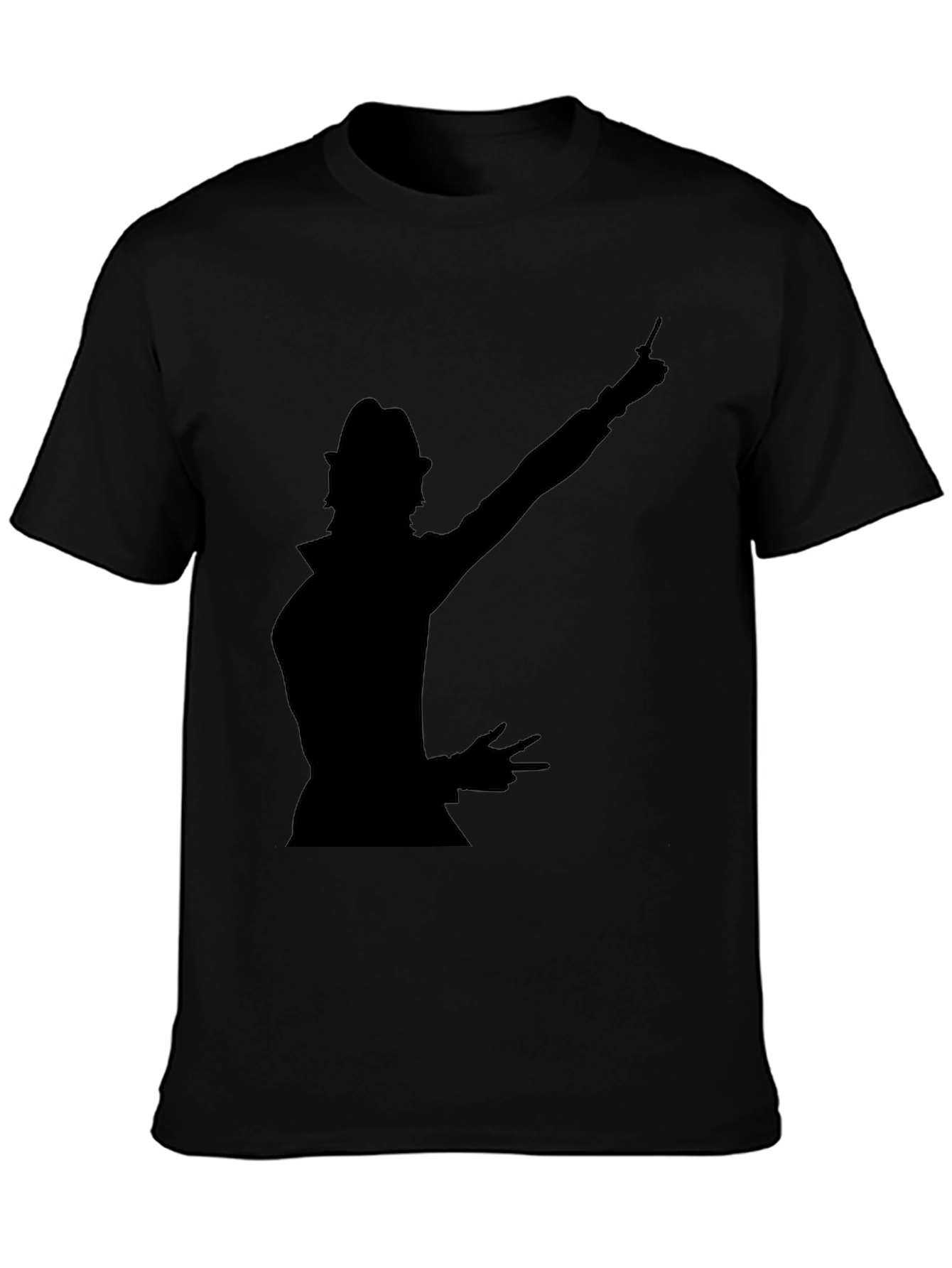 Silhouette Graphic Black T-Shirt
