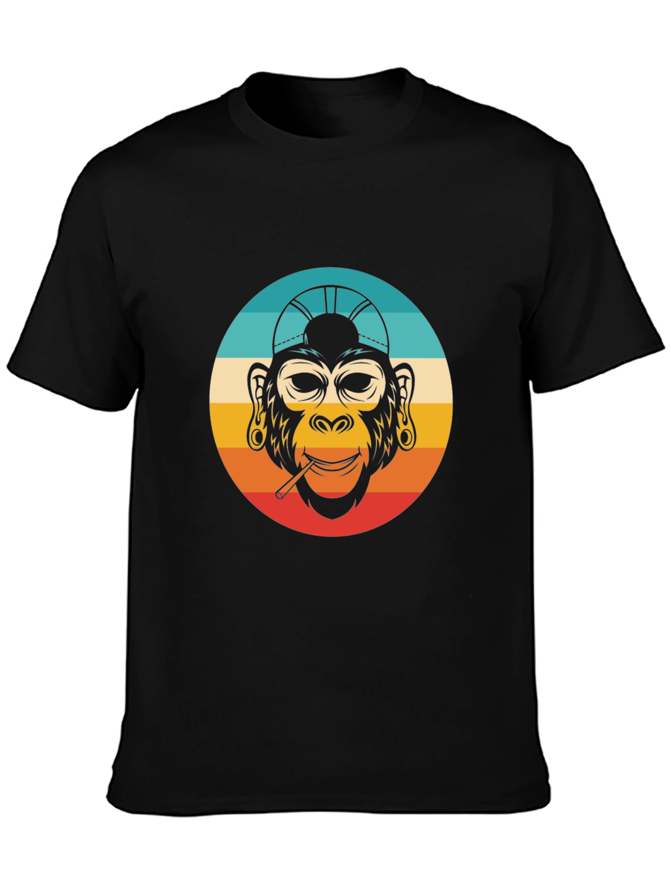 Retro Monkey Graphic T-Shirt