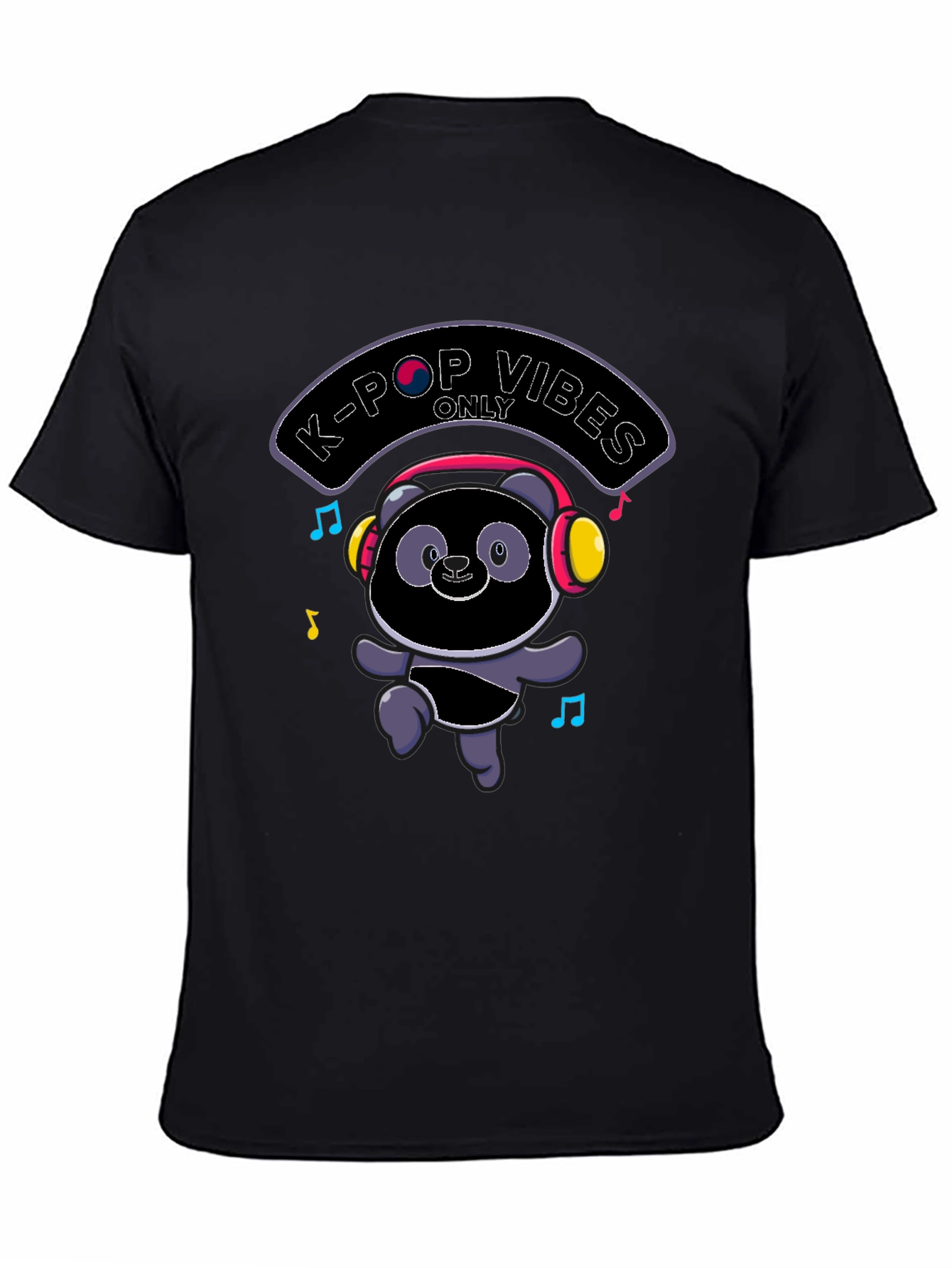 K-Pop Vibes Only Panda T-Shirt