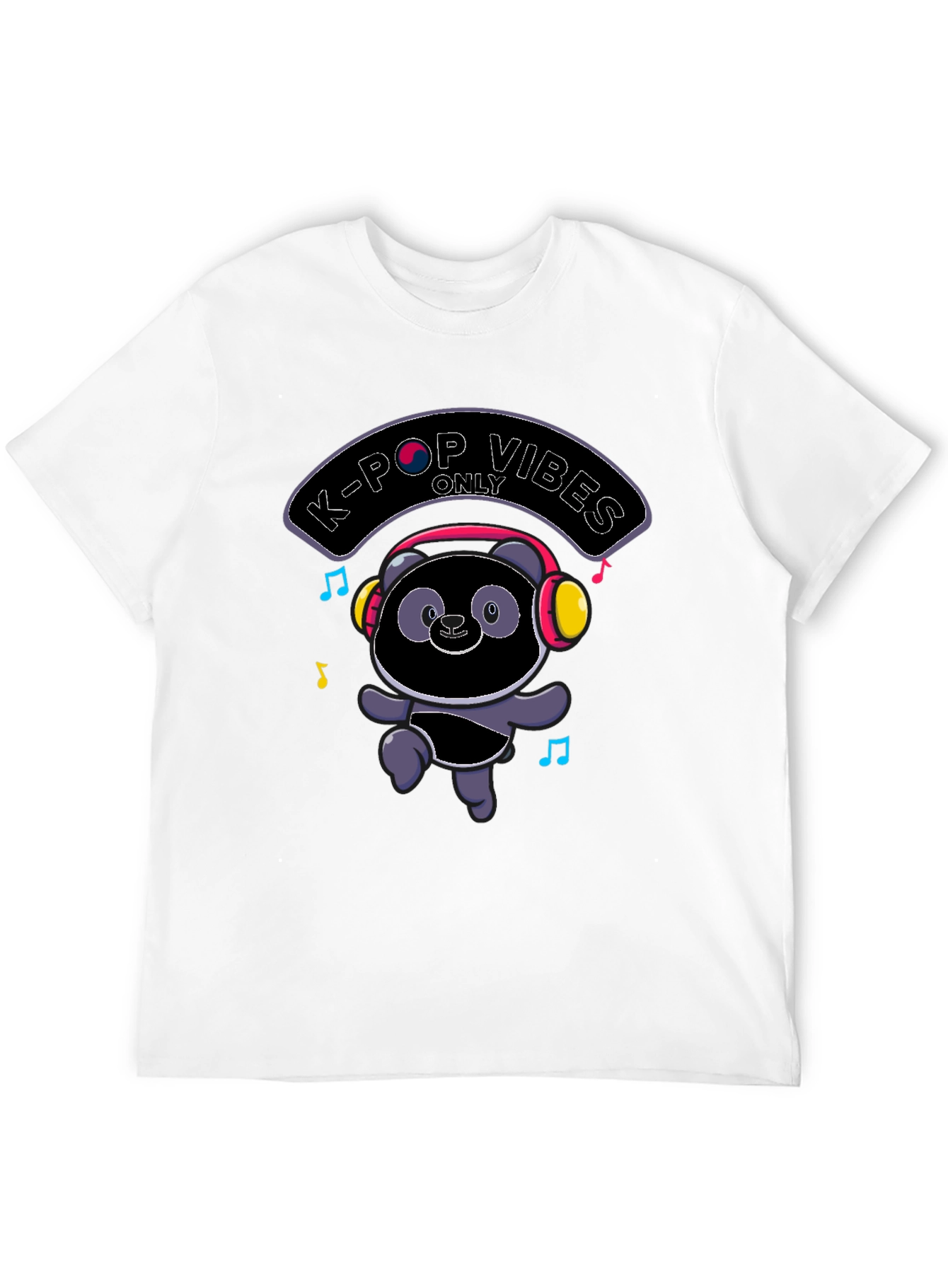 K-Pop Vibes Only Panda T-Shirt
