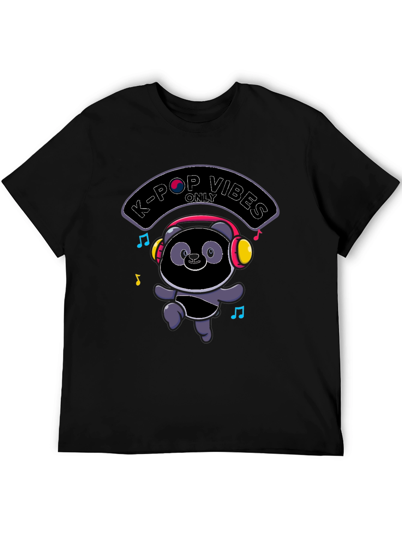 K-Pop Vibes Only Panda T-Shirt
