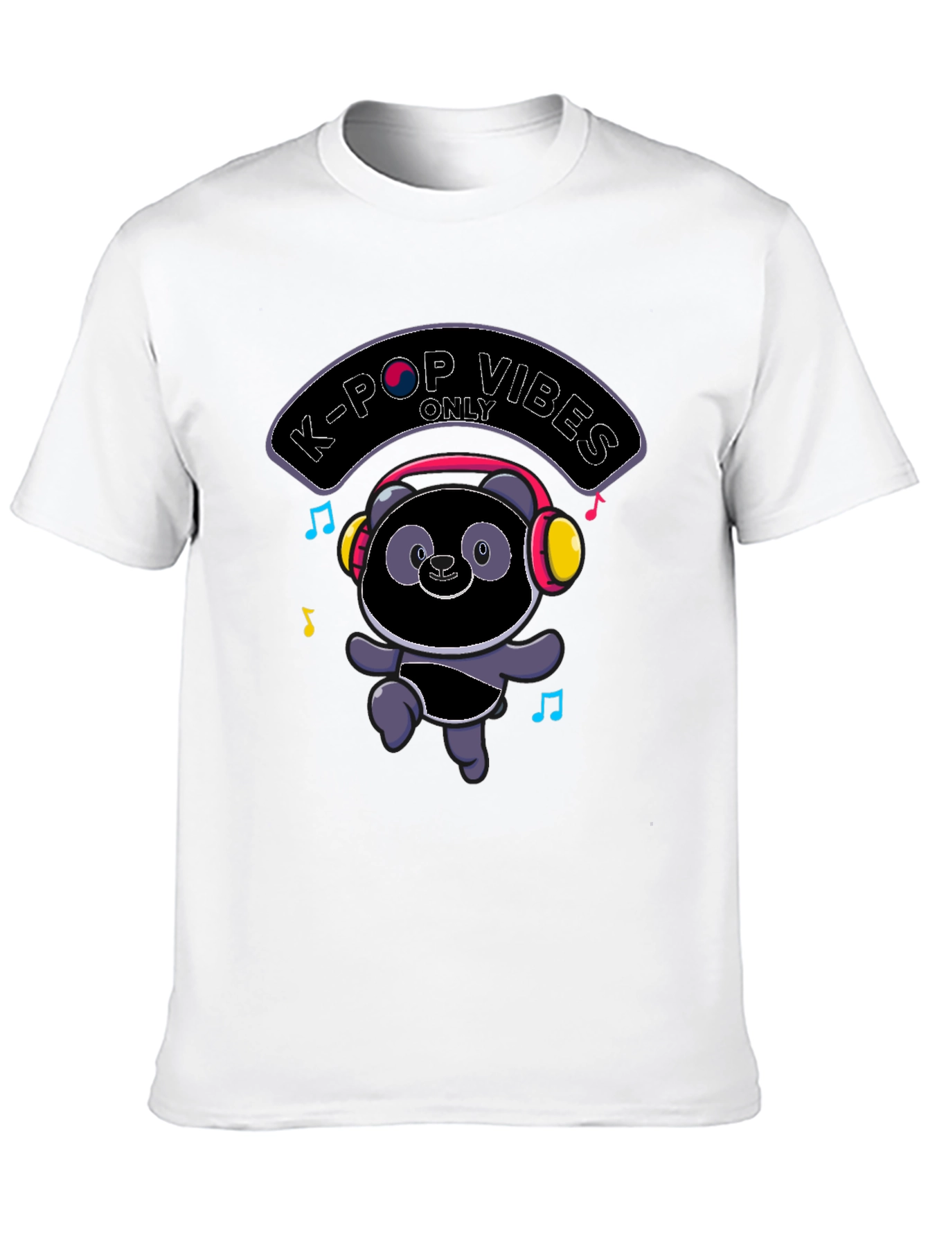 K-Pop Vibes Only Panda T-Shirt