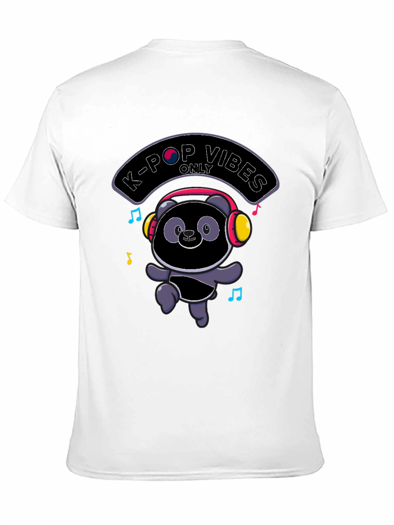 K-Pop Vibes Only Panda T-Shirt