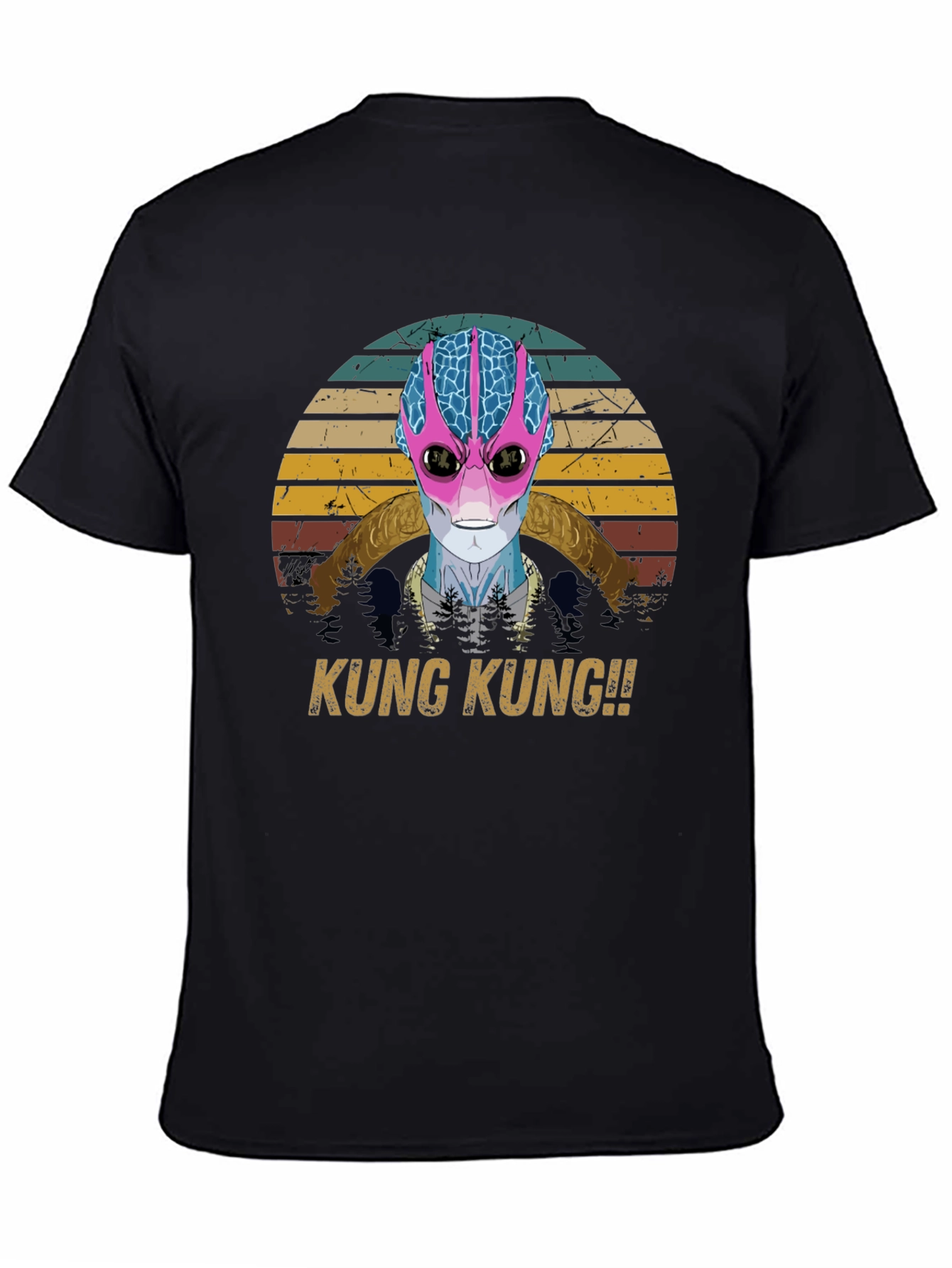 Retro Alien T-Shirt - KUNG KUNG!!
