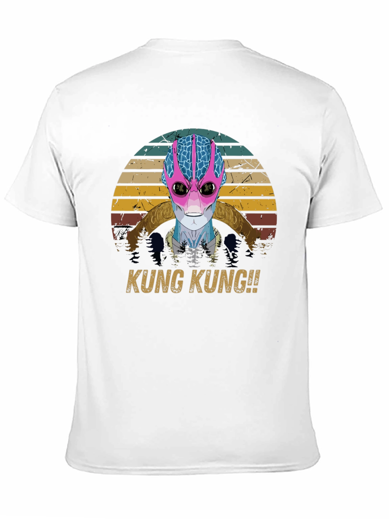 Retro Alien T-Shirt - KUNG KUNG!!