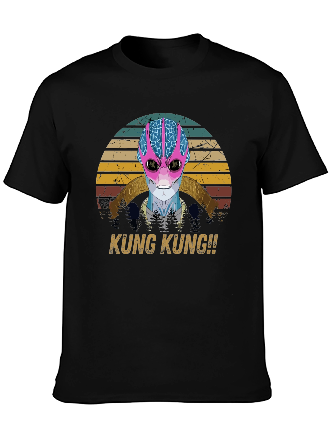 Retro Alien T-Shirt - KUNG KUNG!!