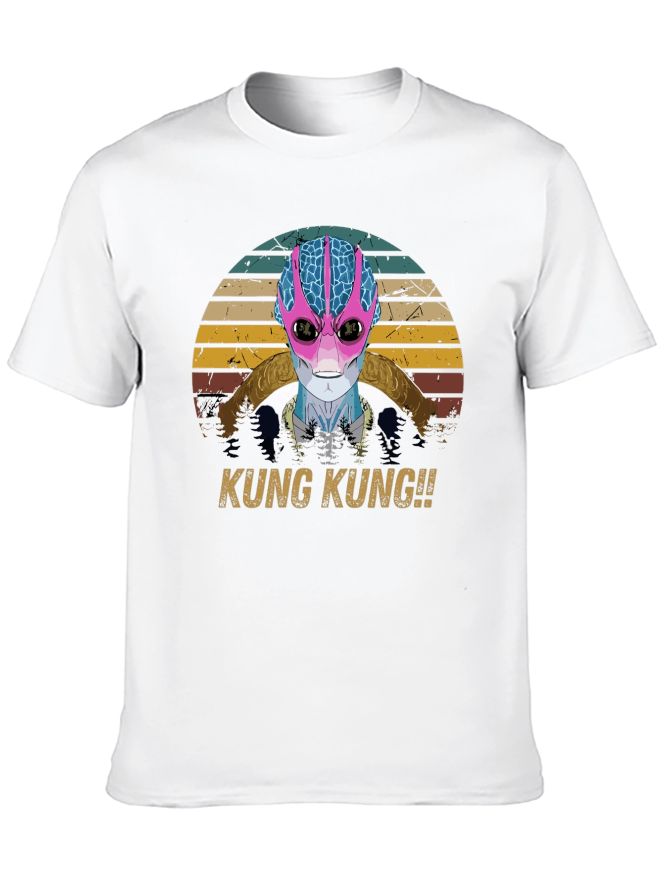 Retro Alien T-Shirt - KUNG KUNG!!