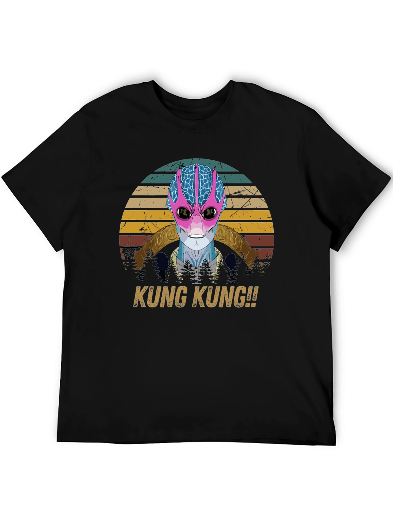 Retro Alien T-Shirt - KUNG KUNG!!