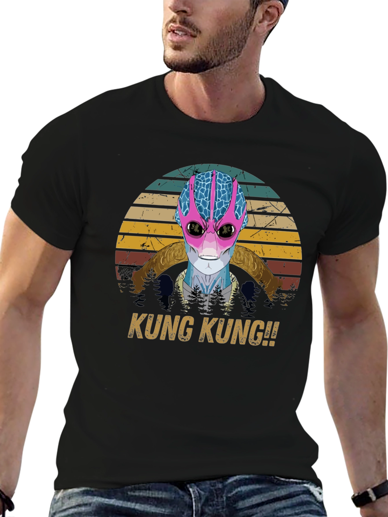 Retro Alien T-Shirt - KUNG KUNG!!