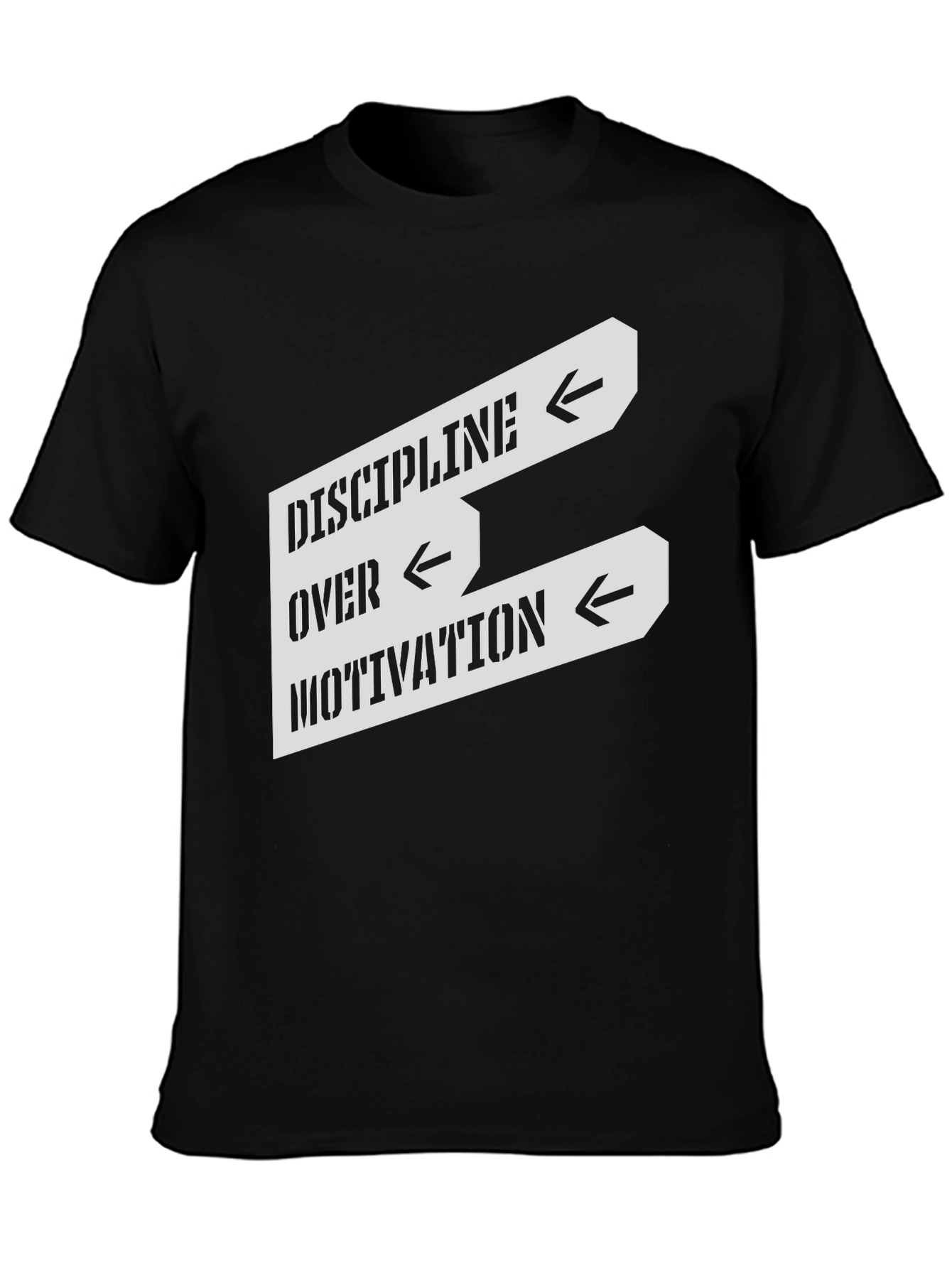 Discipline Over Motivation Graphic Tee