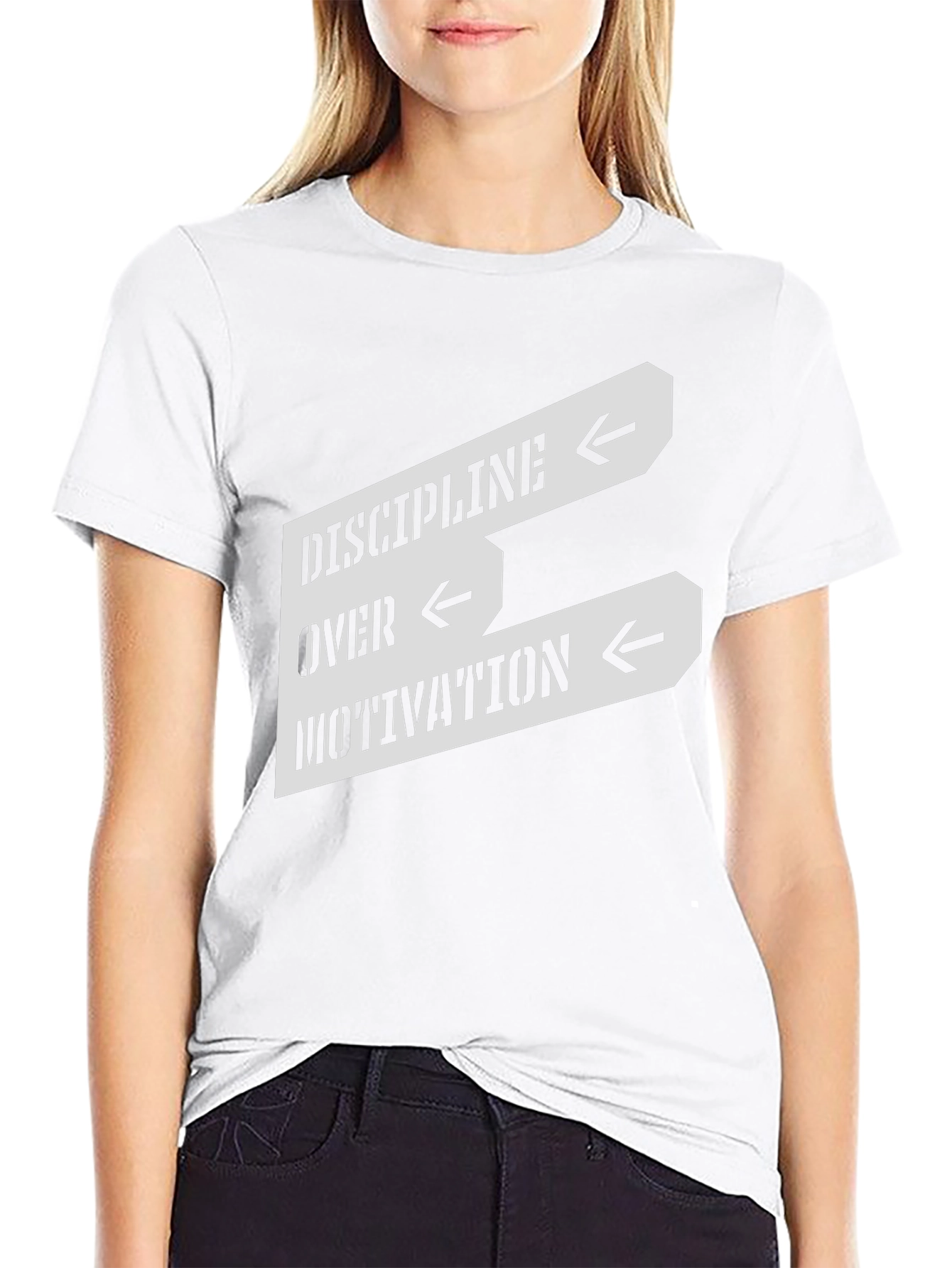 Discipline Over Motivation Graphic Tee